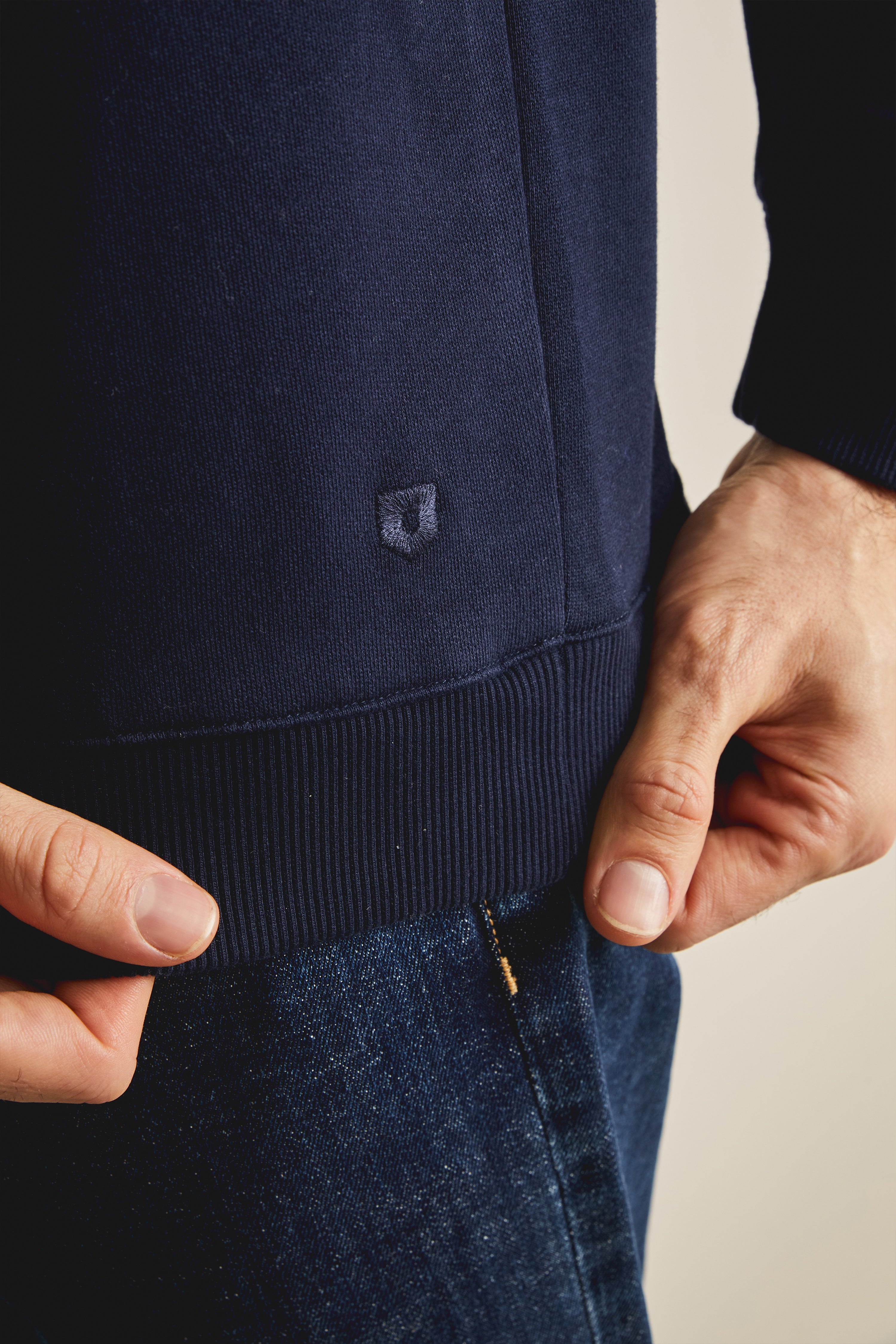 Navy blue sweatshirt