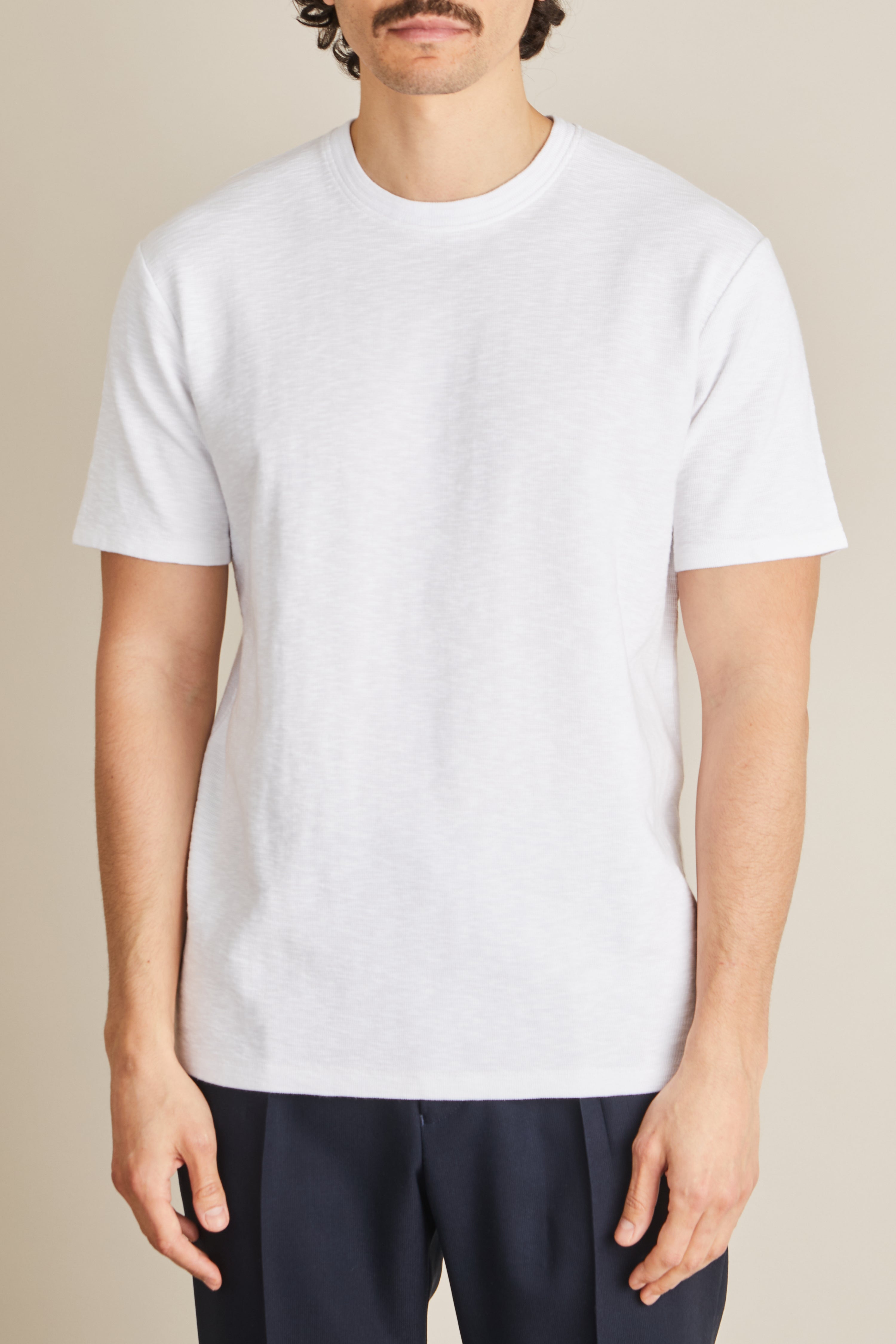 Tee-shirt texturé blanc