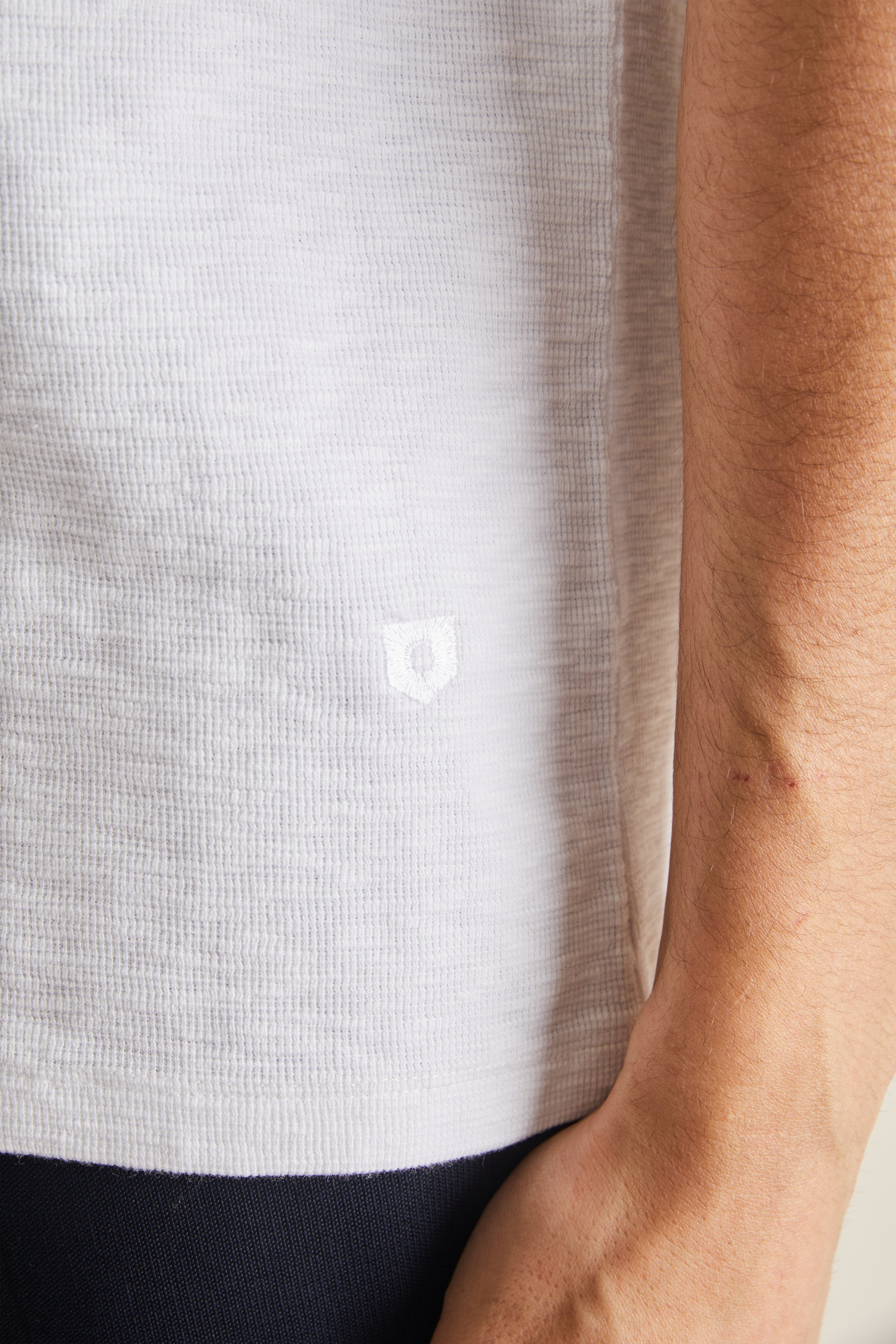 Tee-shirt texturé blanc