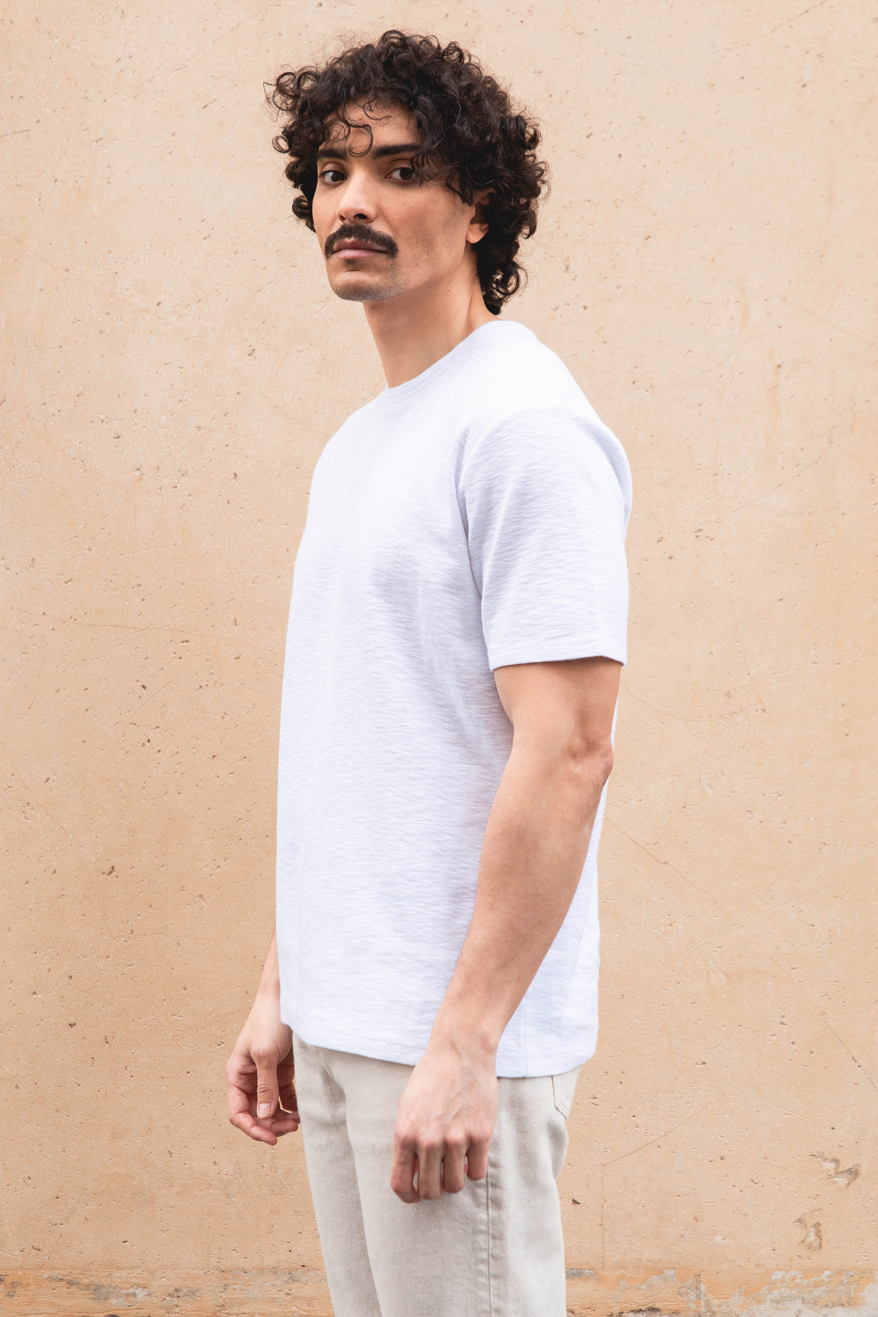 Tee-shirt texturé blanc