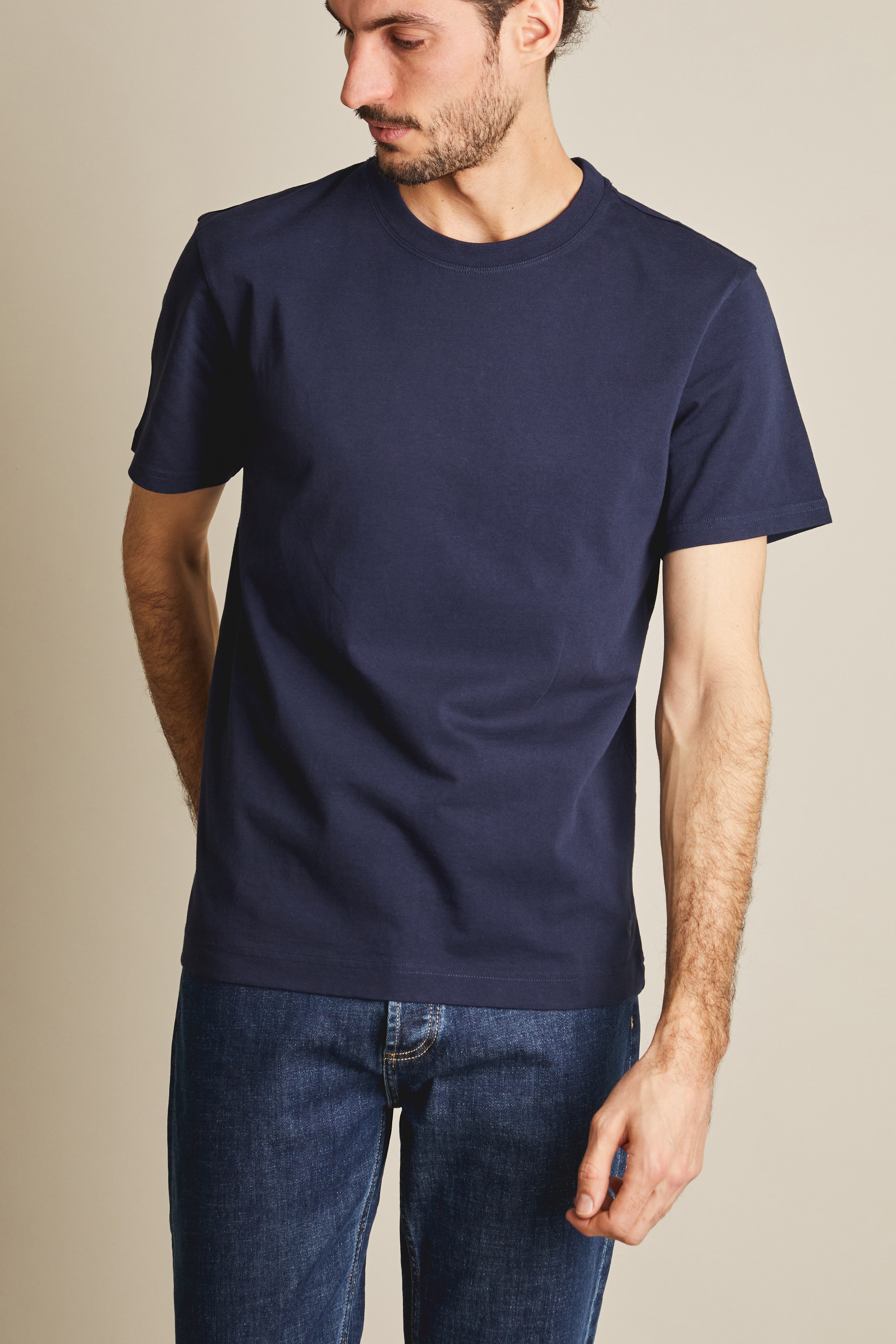 Tee-shirt bleu marine
