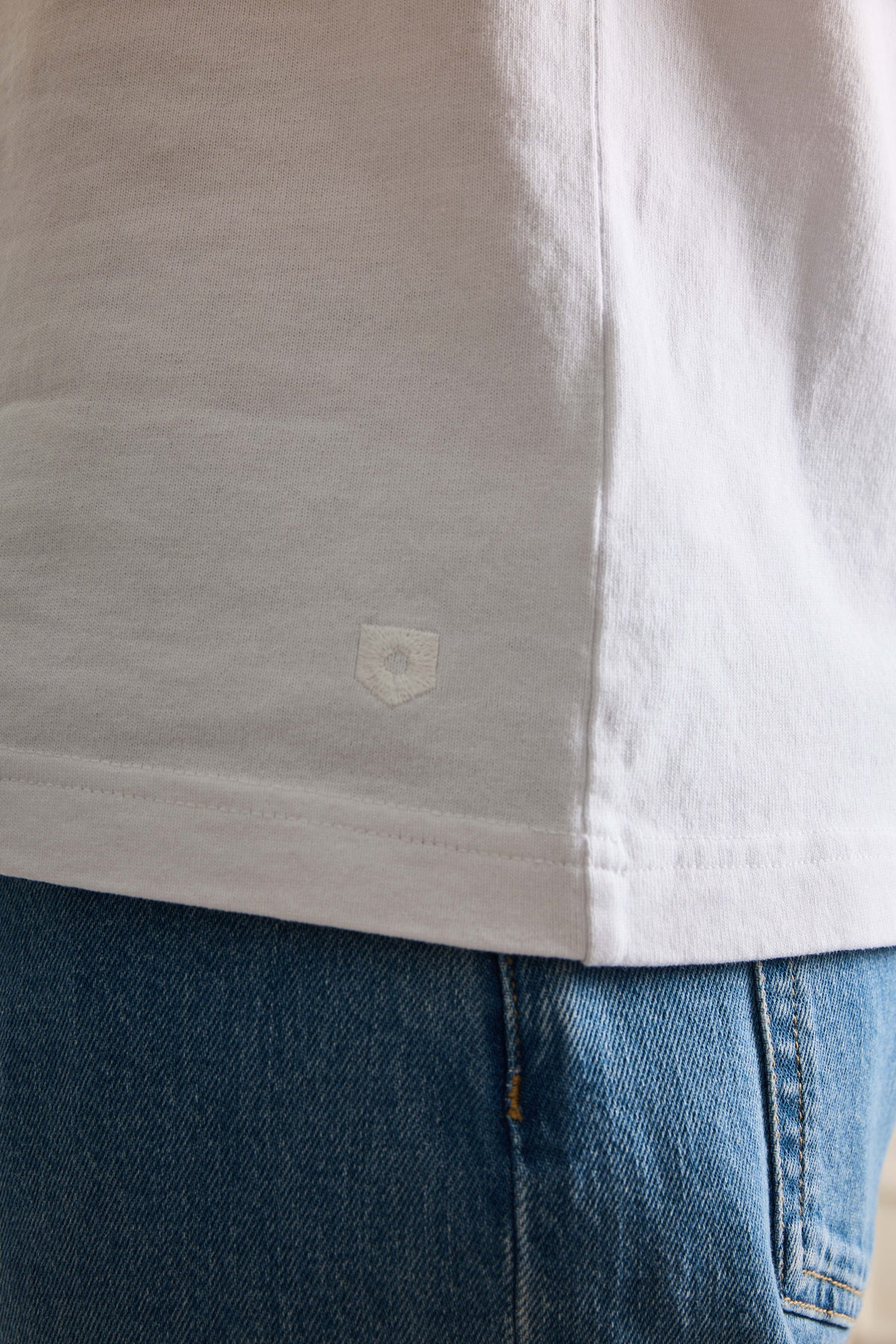 Tee-shirt coton épais blanc