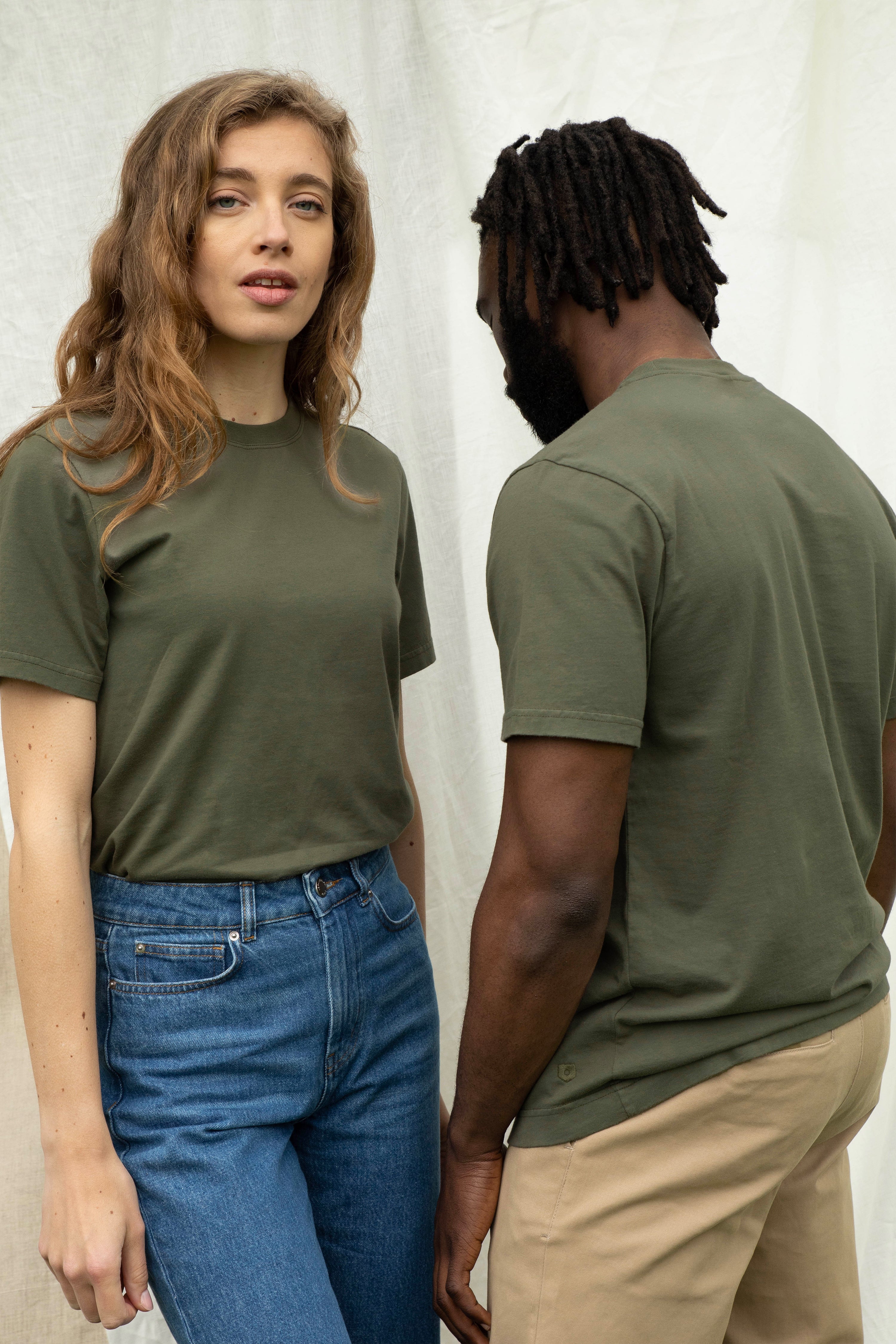 Tee-shirt kaki