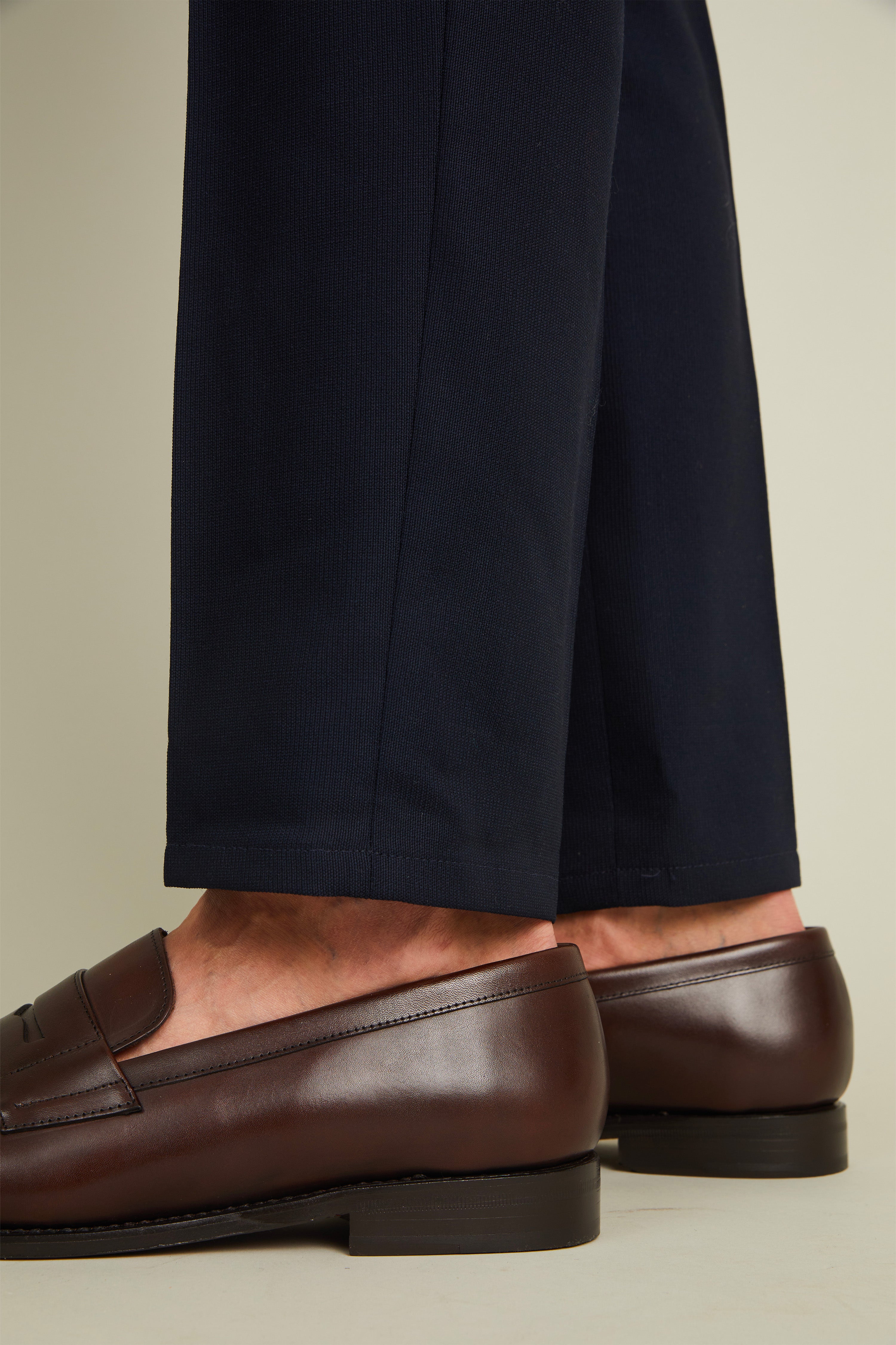 Navy blue travel pants