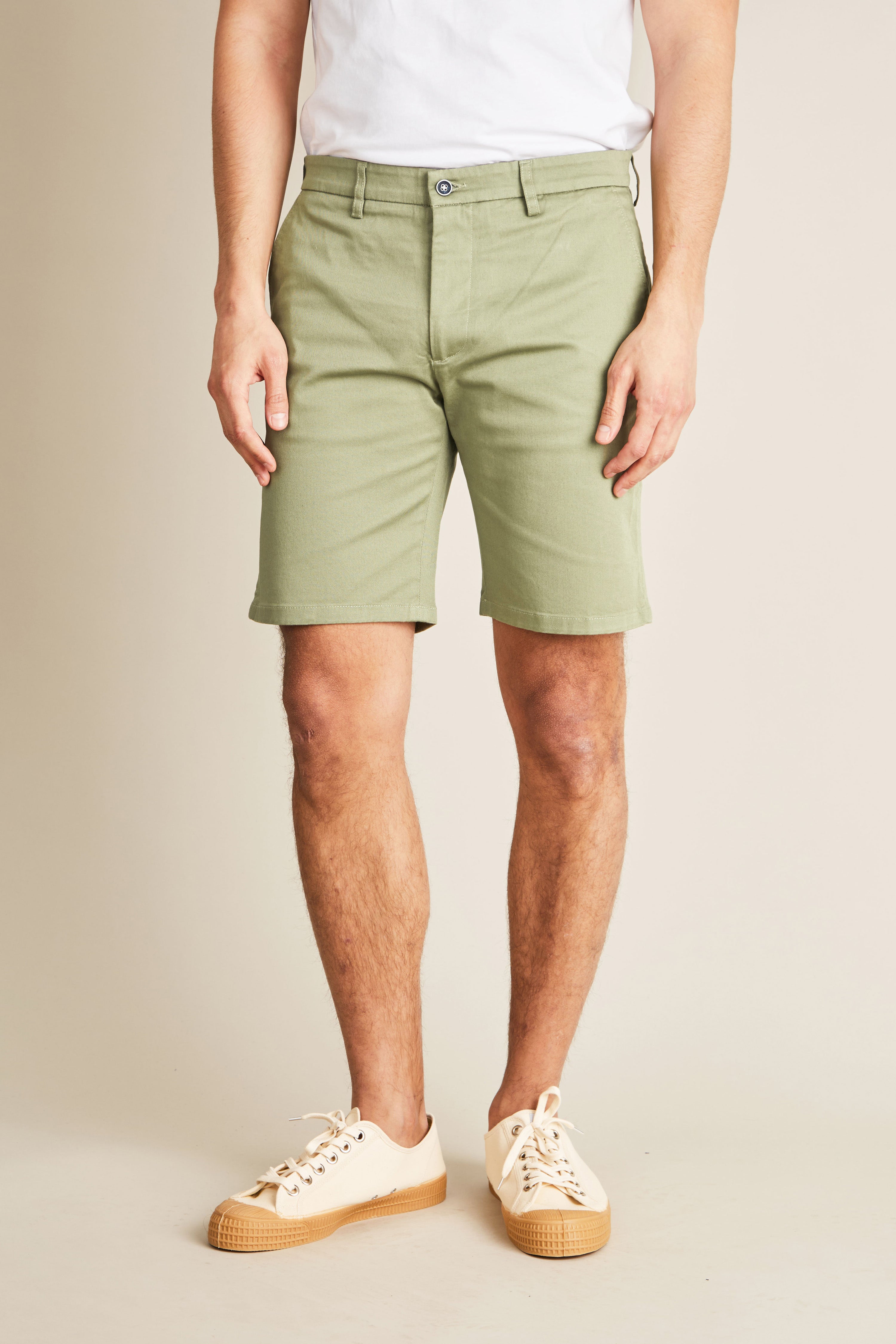 Lime green bermuda shorts