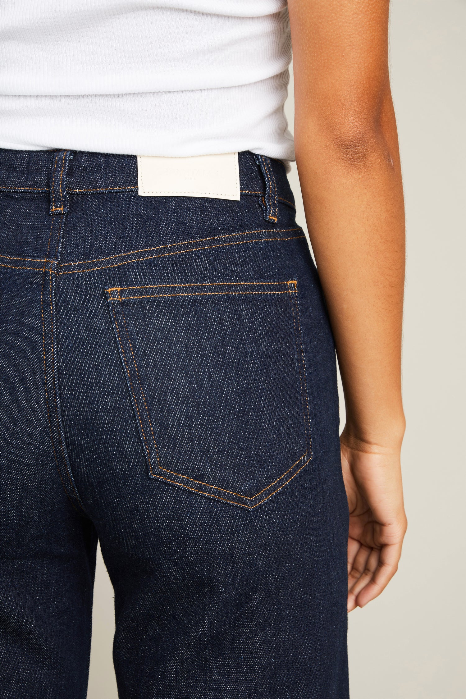 Jean flare bleu