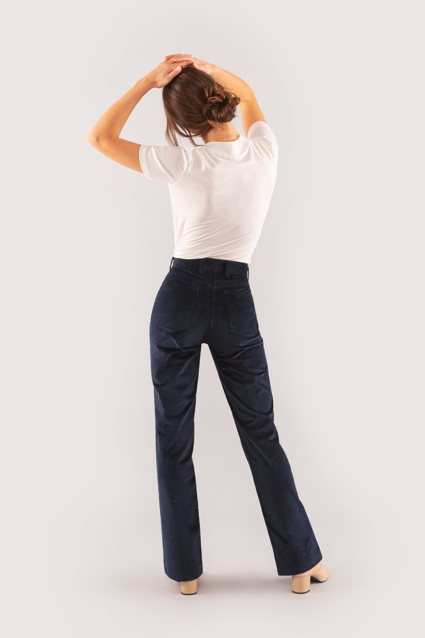 Pantalon Flare Velours