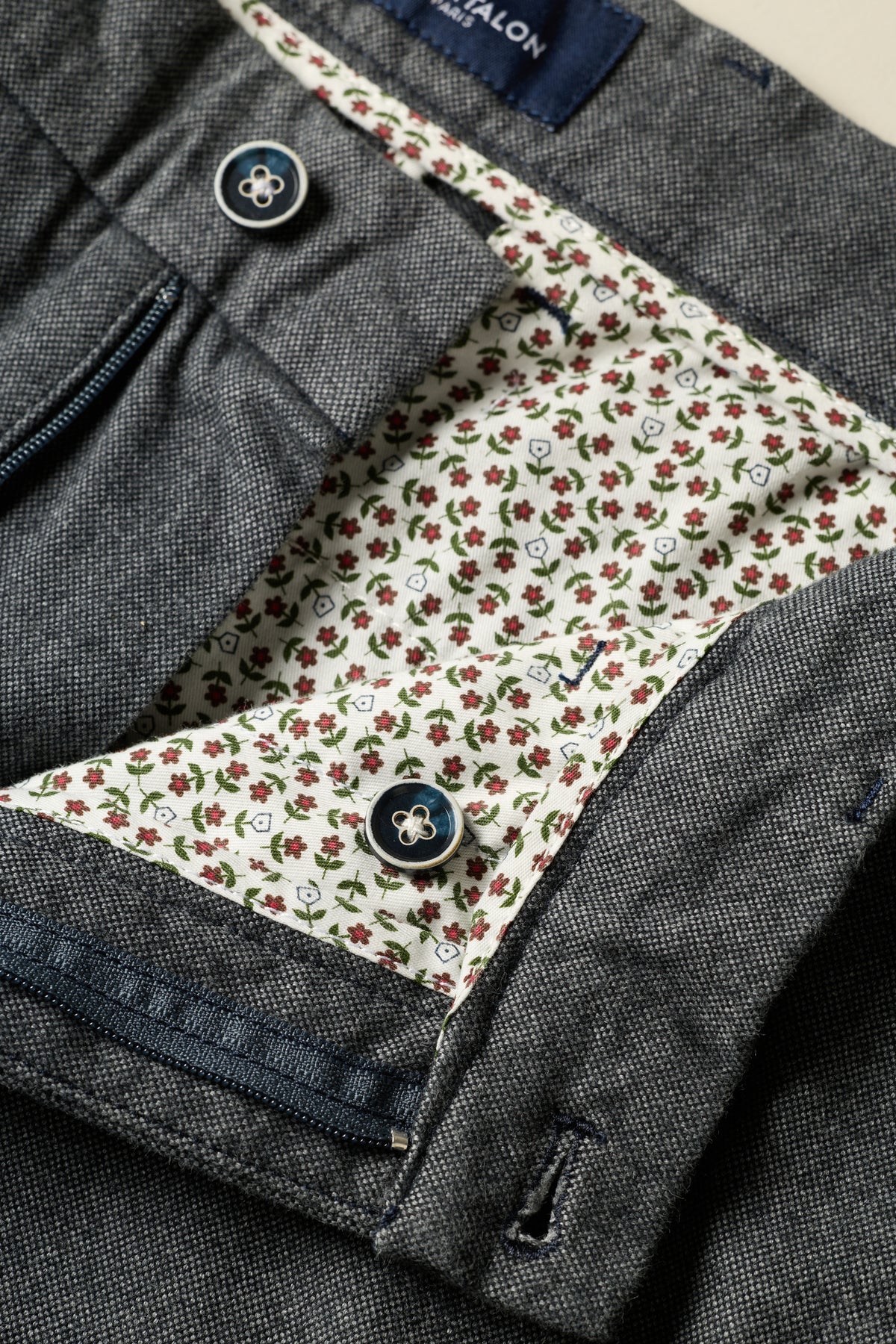 Easy anthracite warm chinos