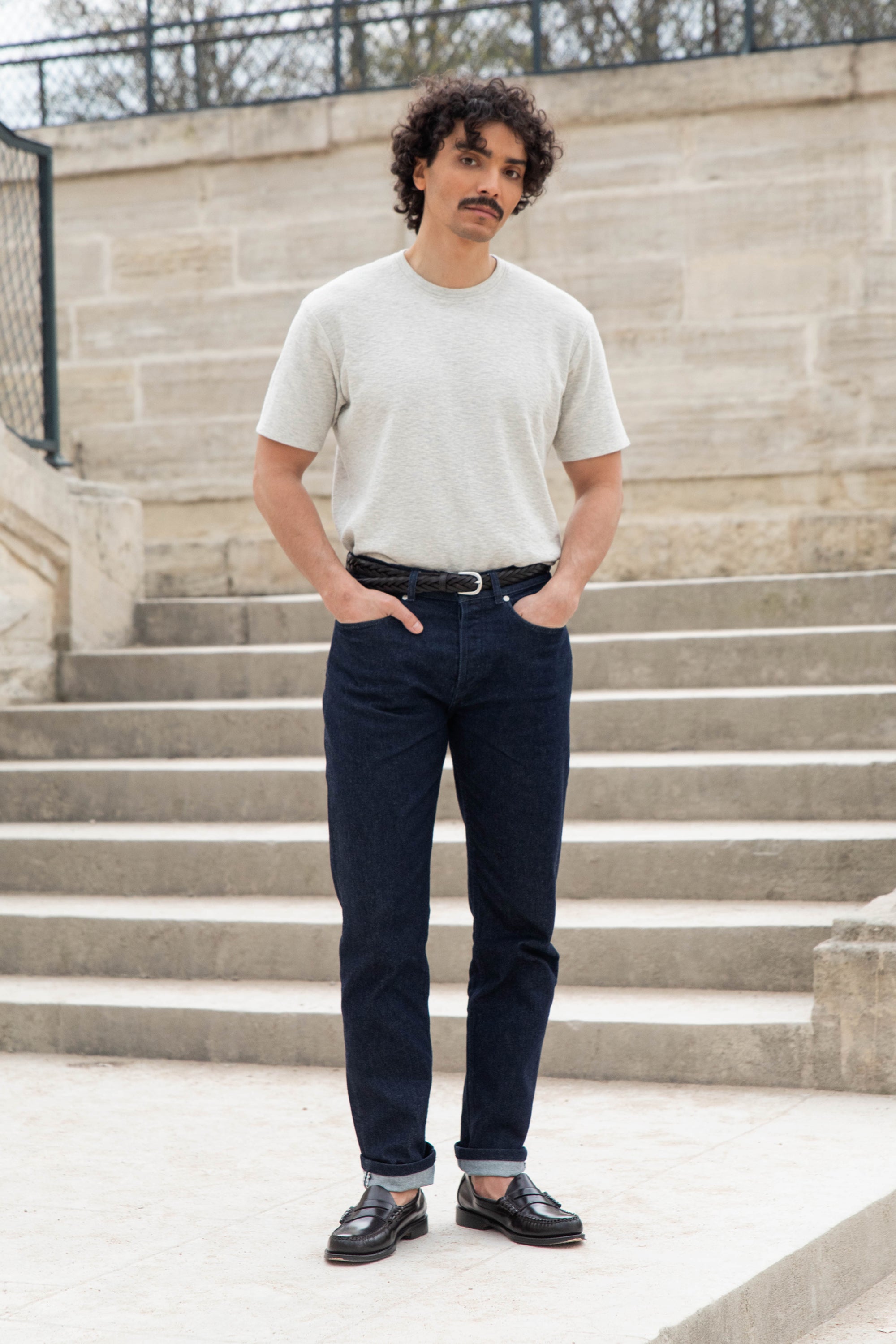 Jean classique bleu brut