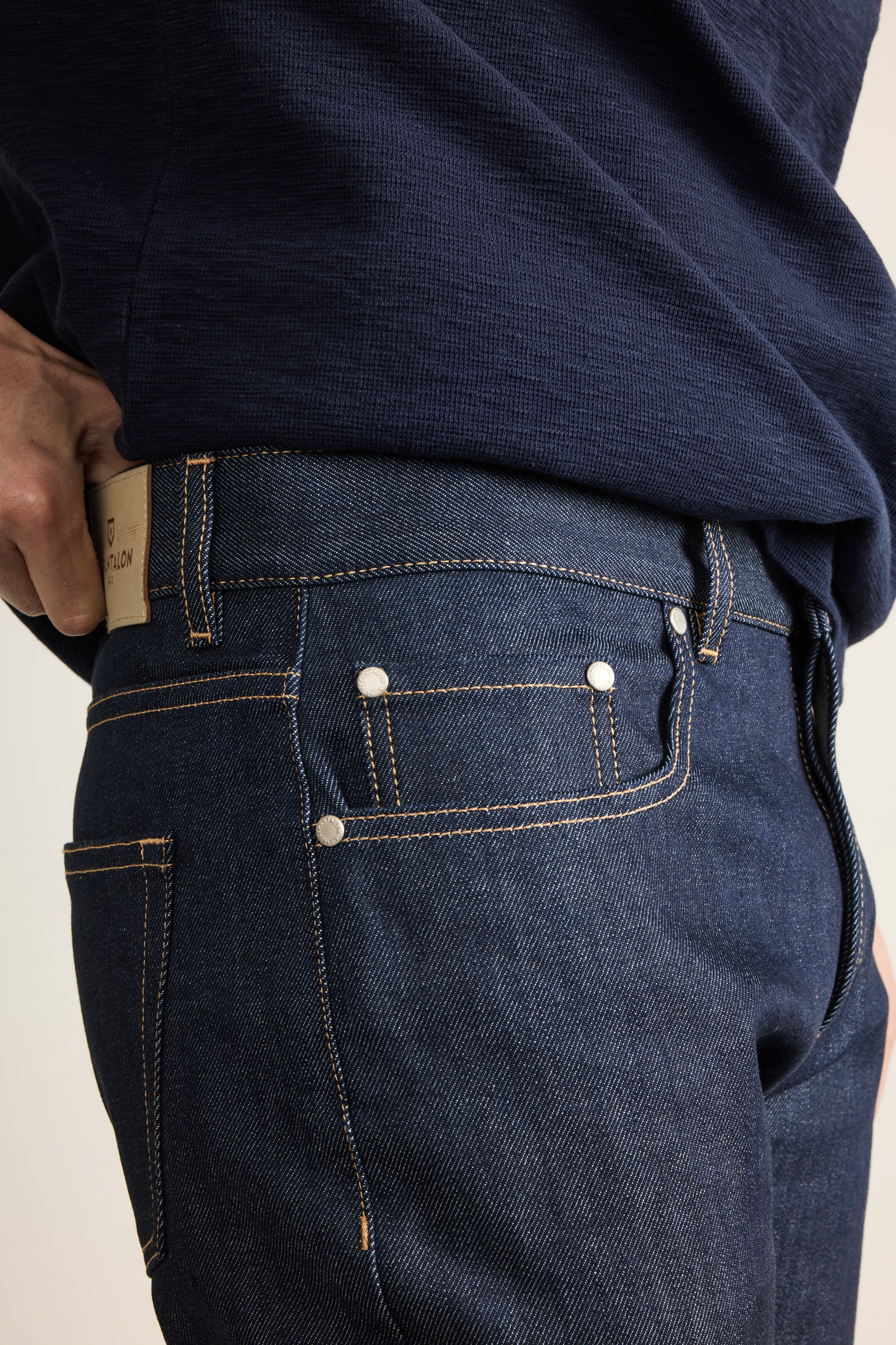 Jean selvedge bleu