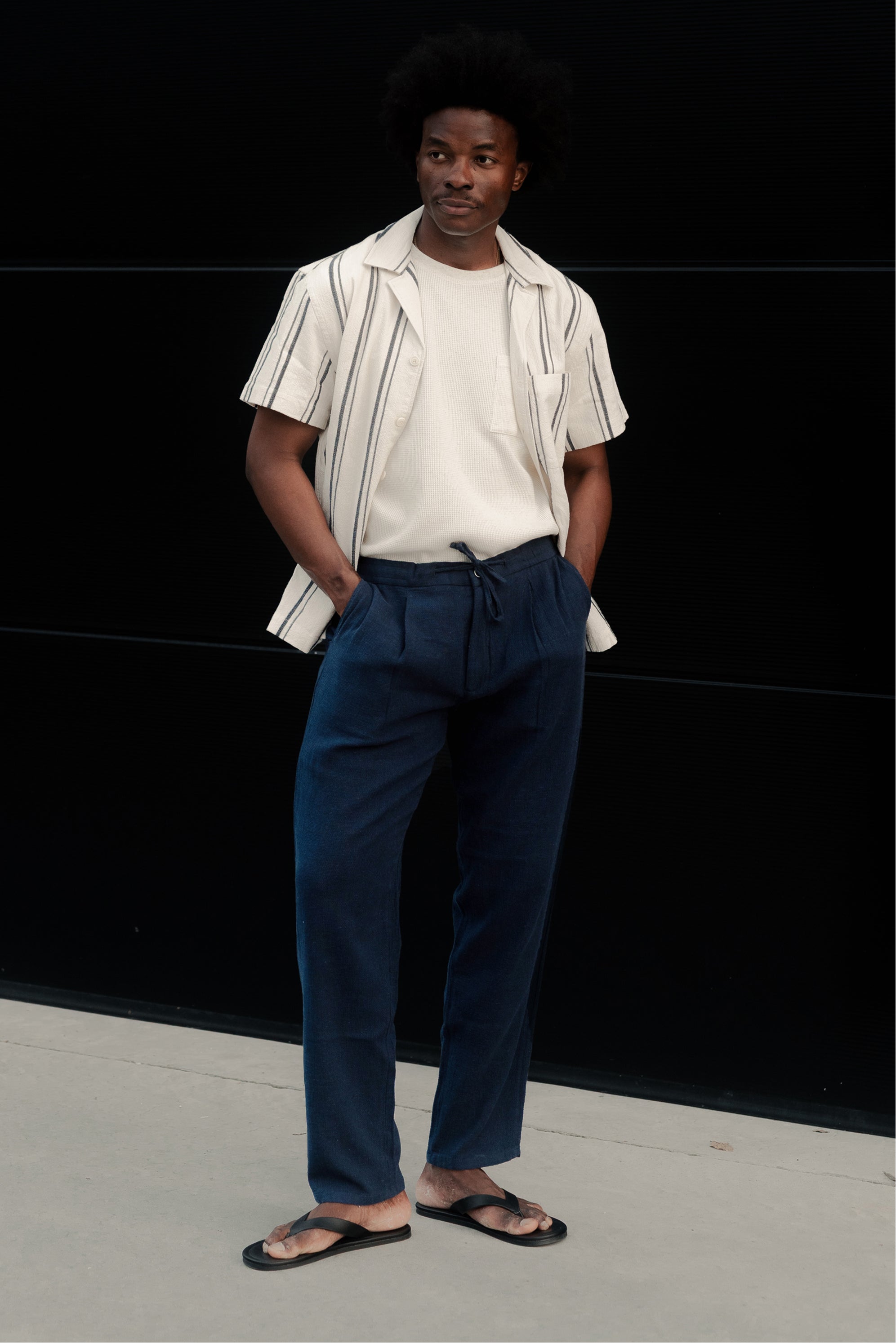 Indigo airy joggers