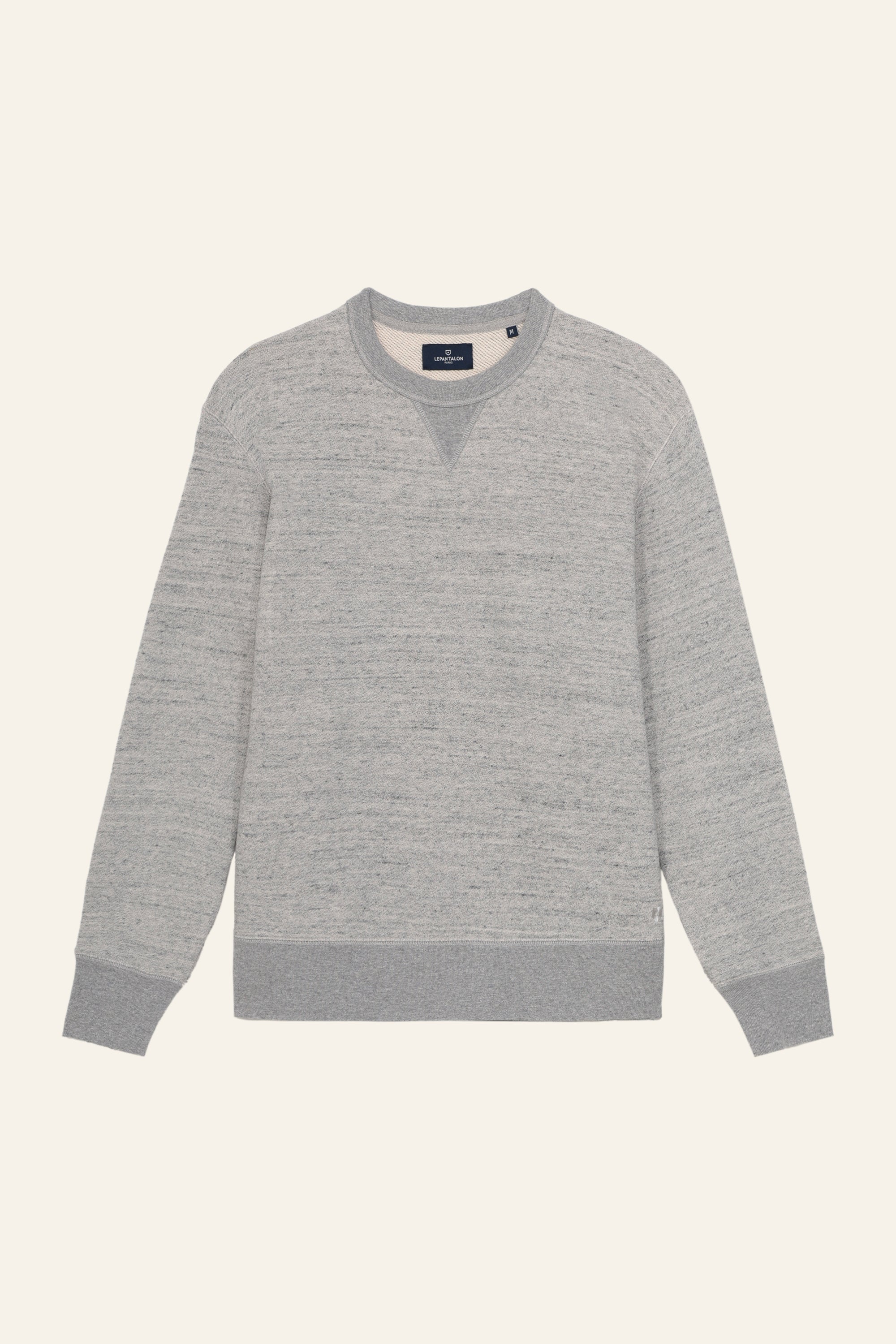 Sweat gris chiné