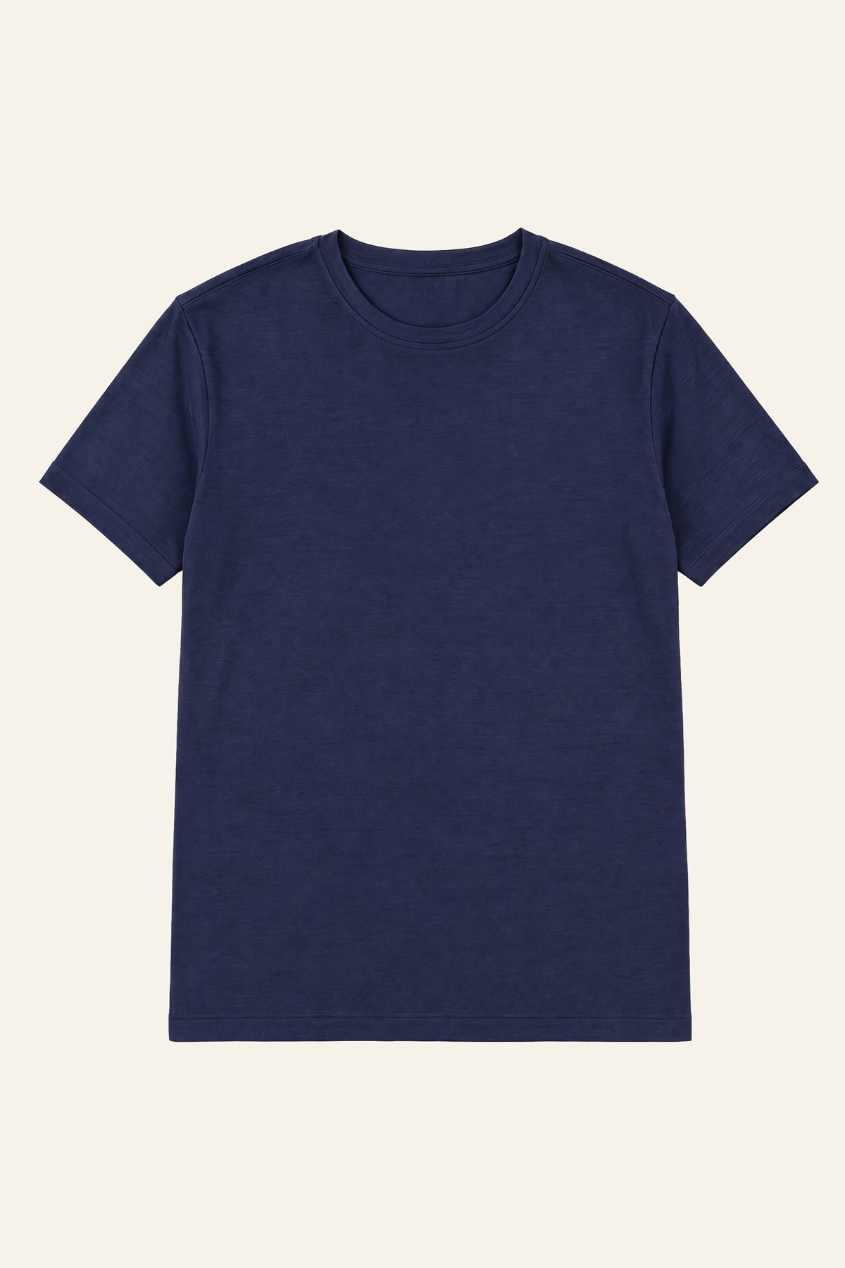Tee-shirt mérinos bleu marine