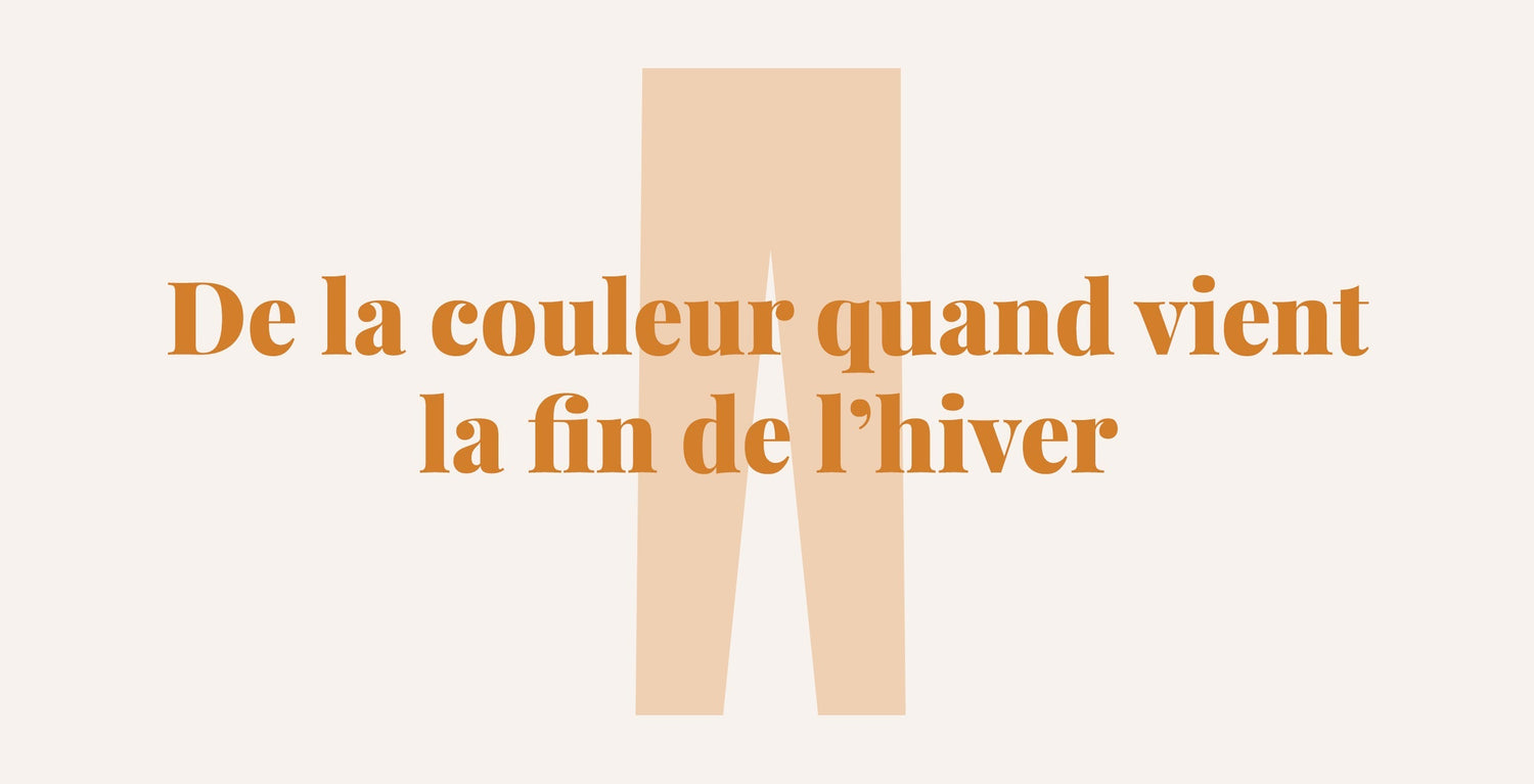 Les couleurs stars de l'hiver