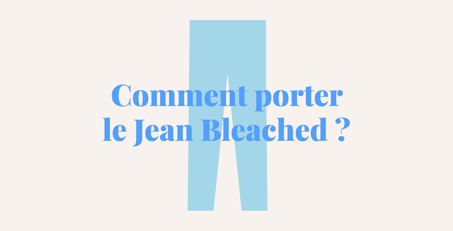 Comment porter le Jean classique Bleached ?