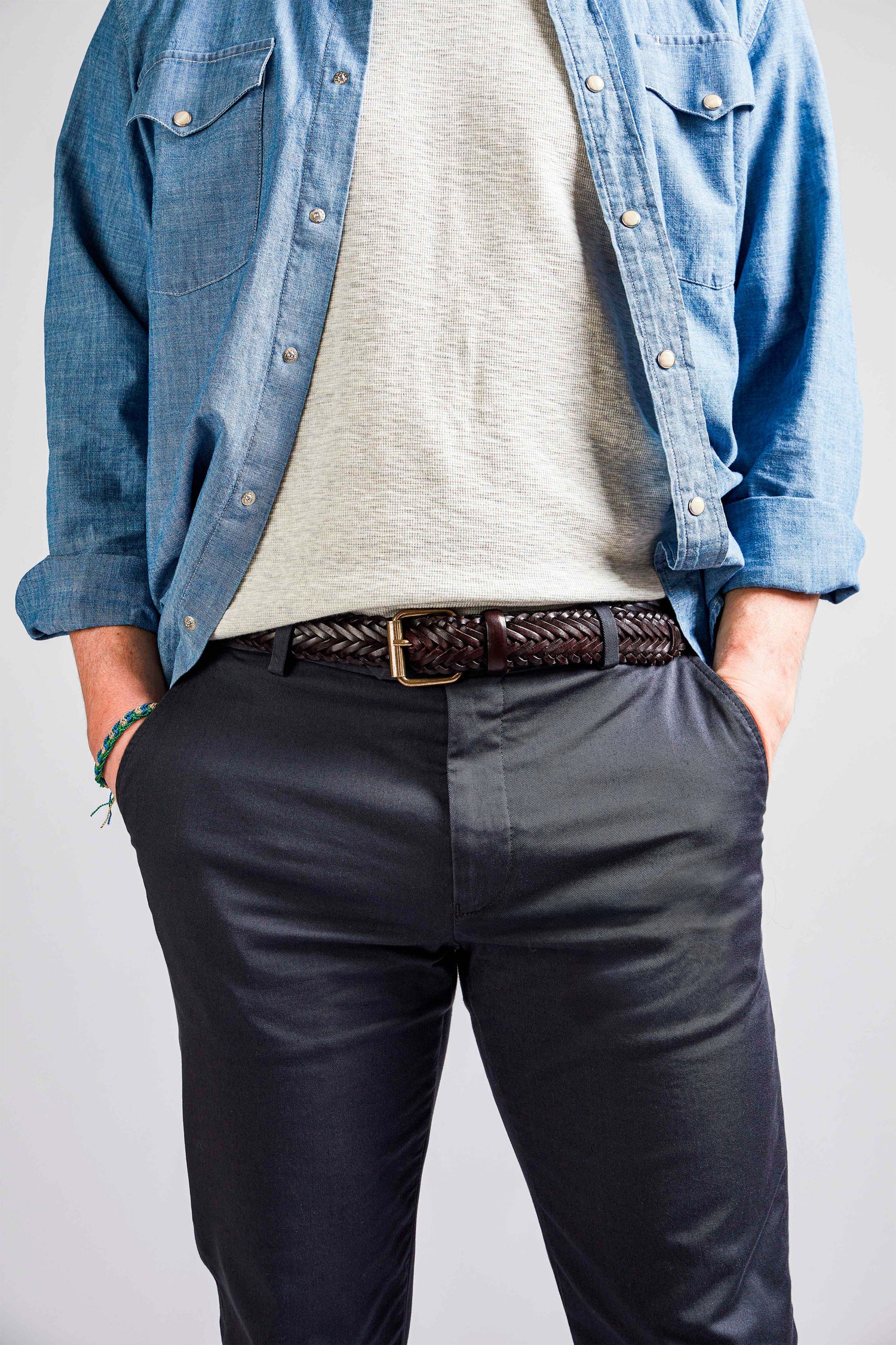 Anthracite gray chinos