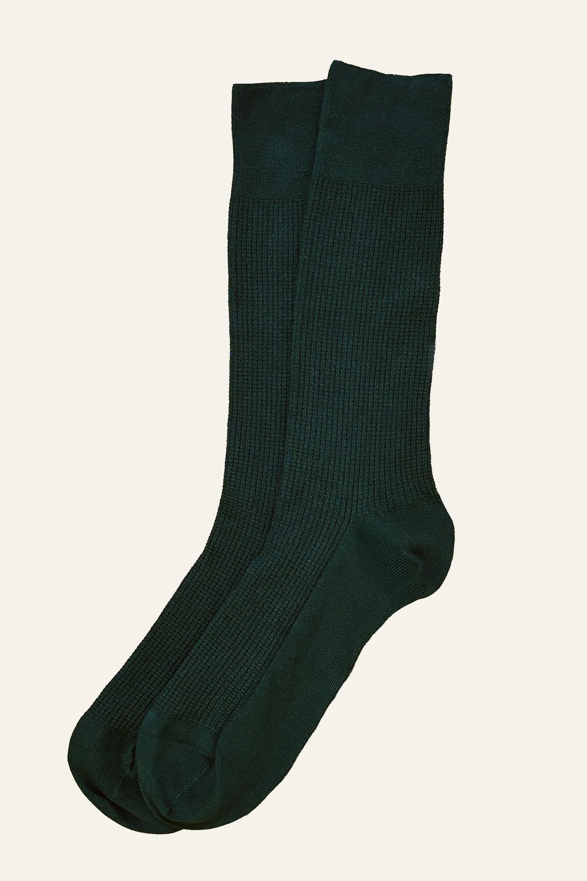 Chaussettes texturées vertes