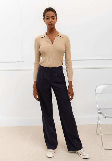 Pantalon flanelle