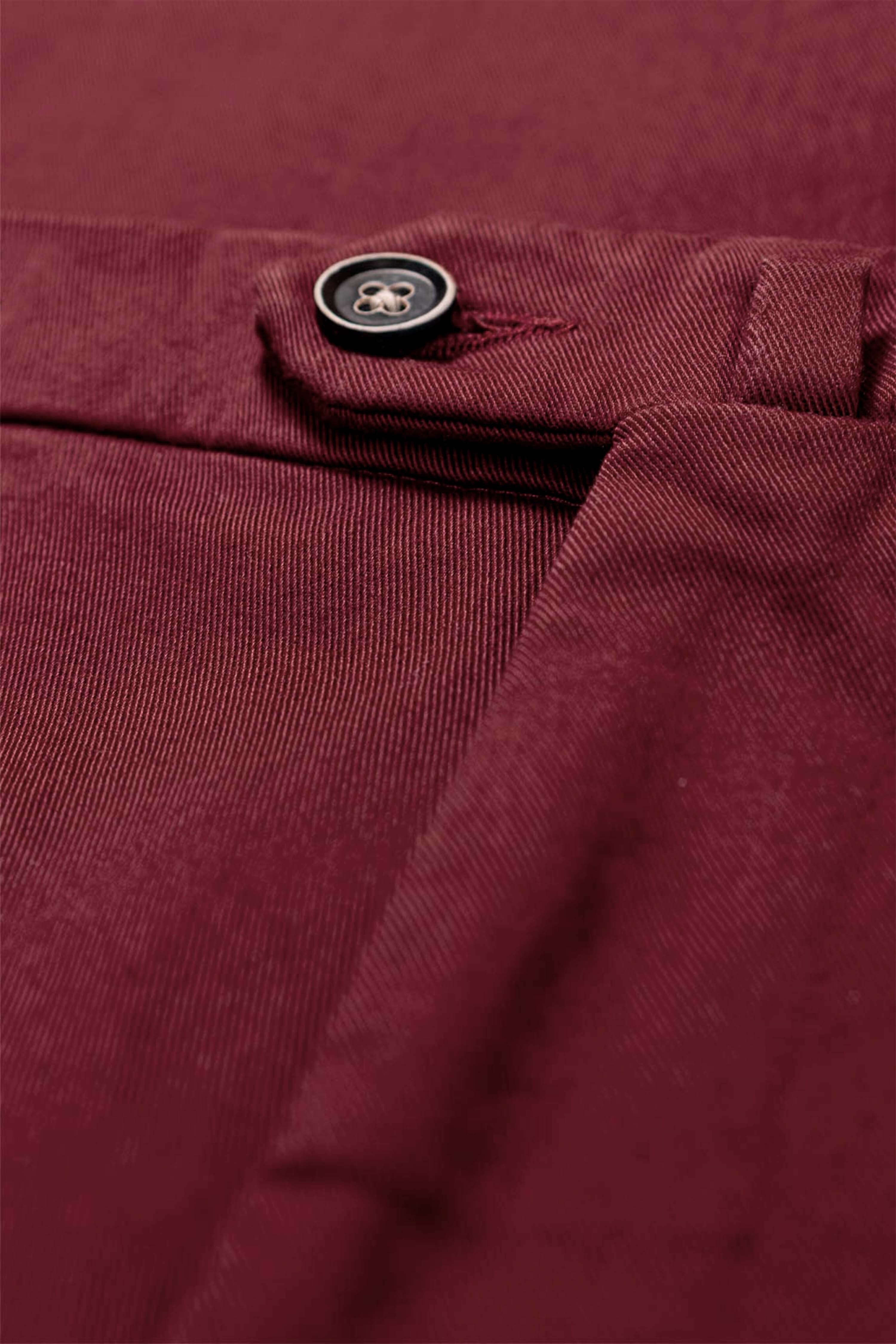 Men's Dark Burgundy Chino Pants | LePantalon