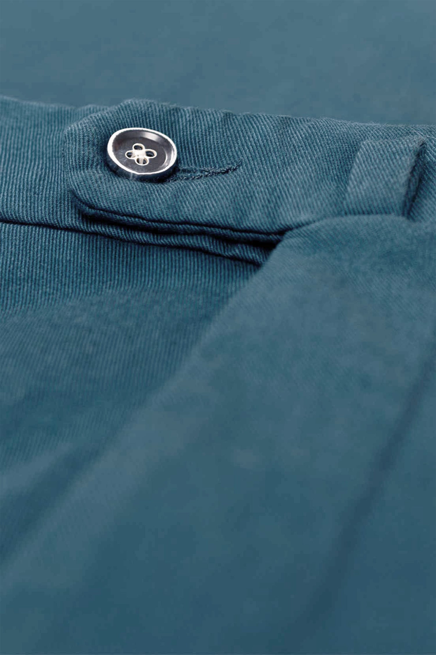 Peacock blue chinos
