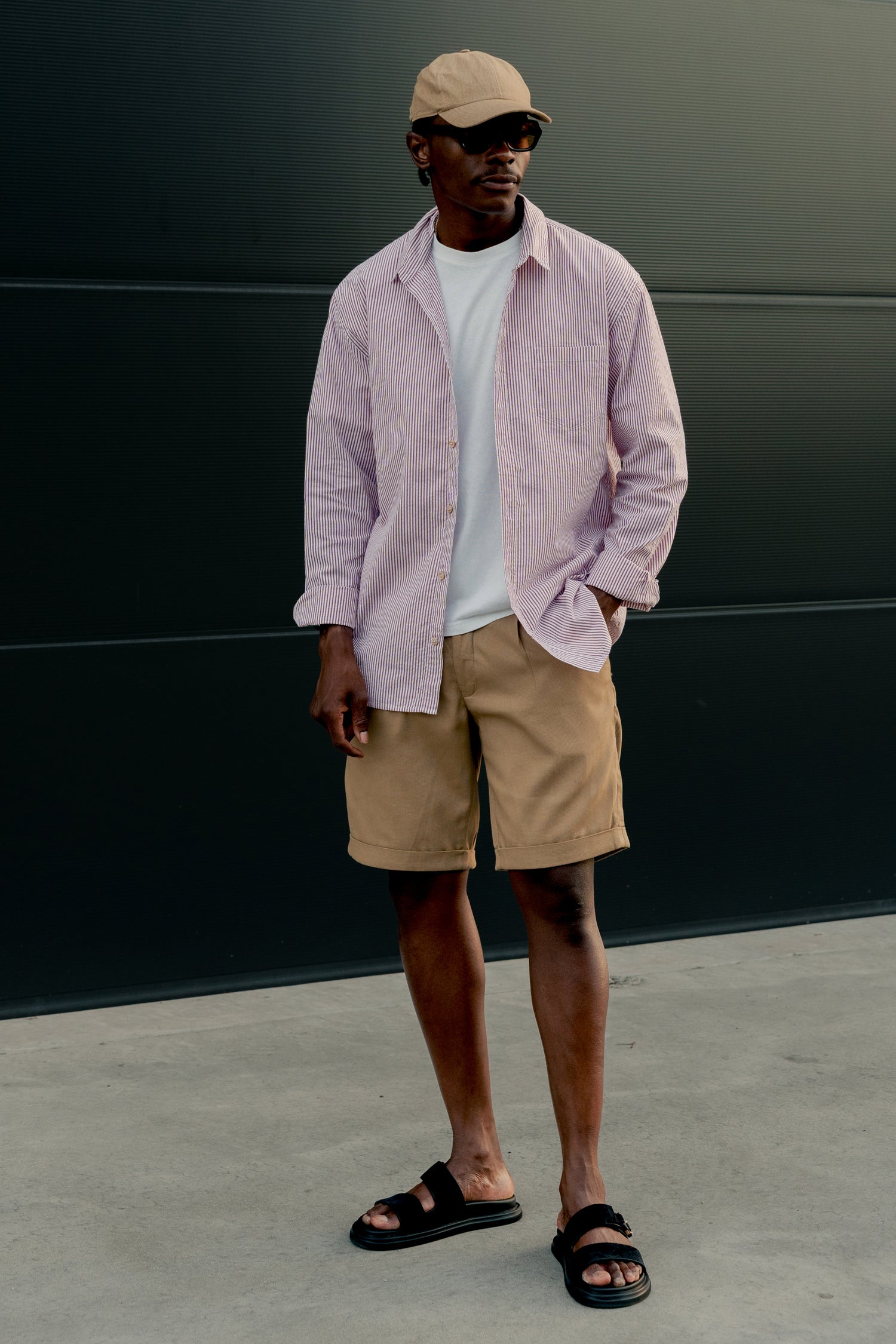Textured Bermuda shorts for men LePantalon Textured Bermuda shorts for men LePantalon
