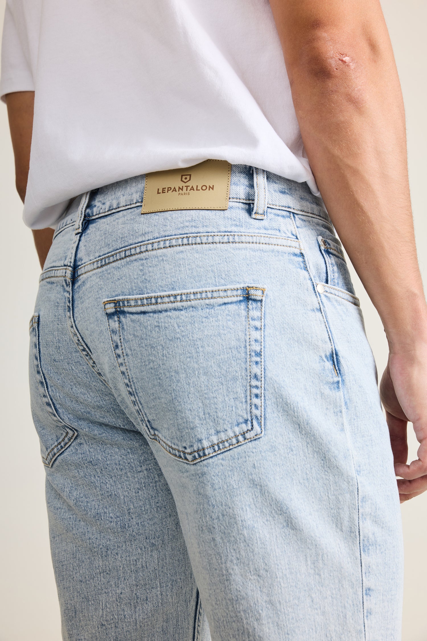 Jean classique bleu bleached