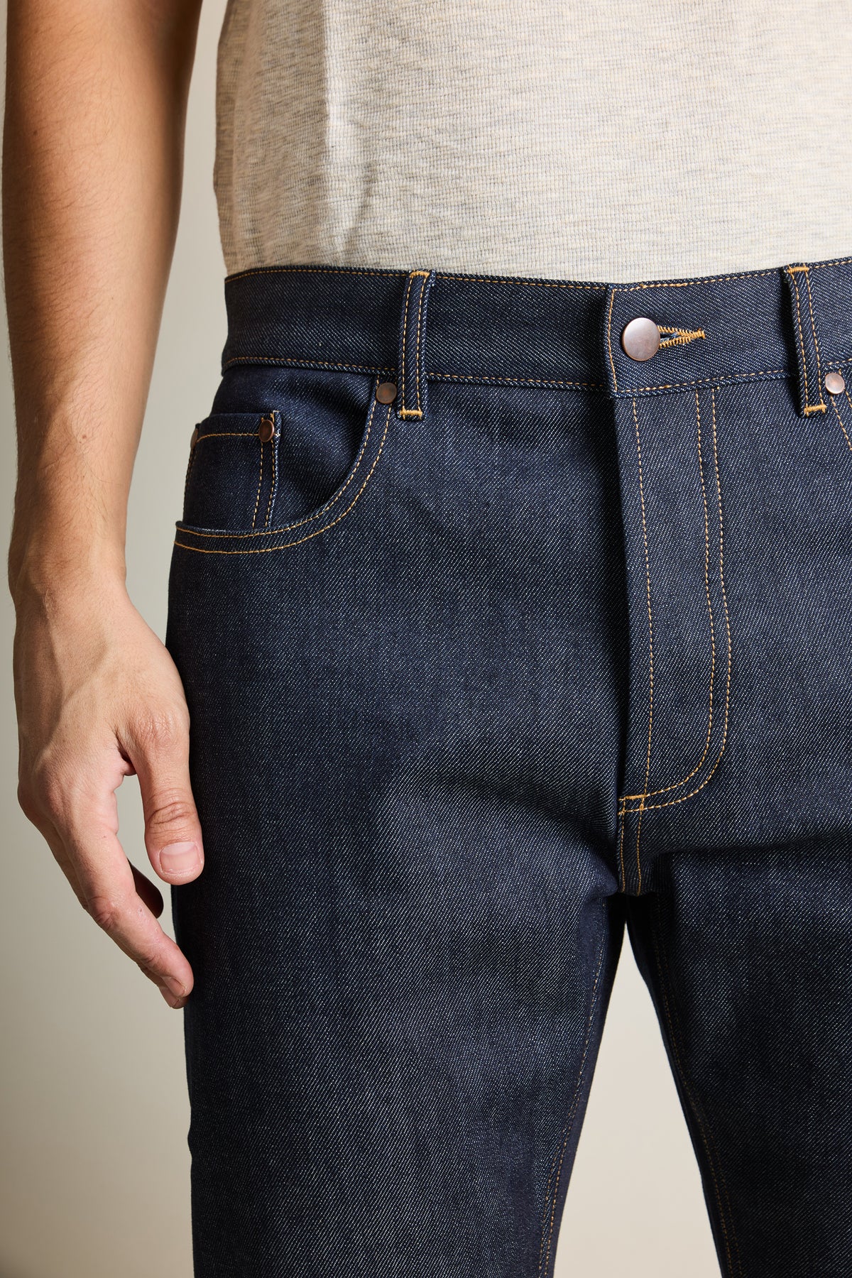 Jean selvedge bleu