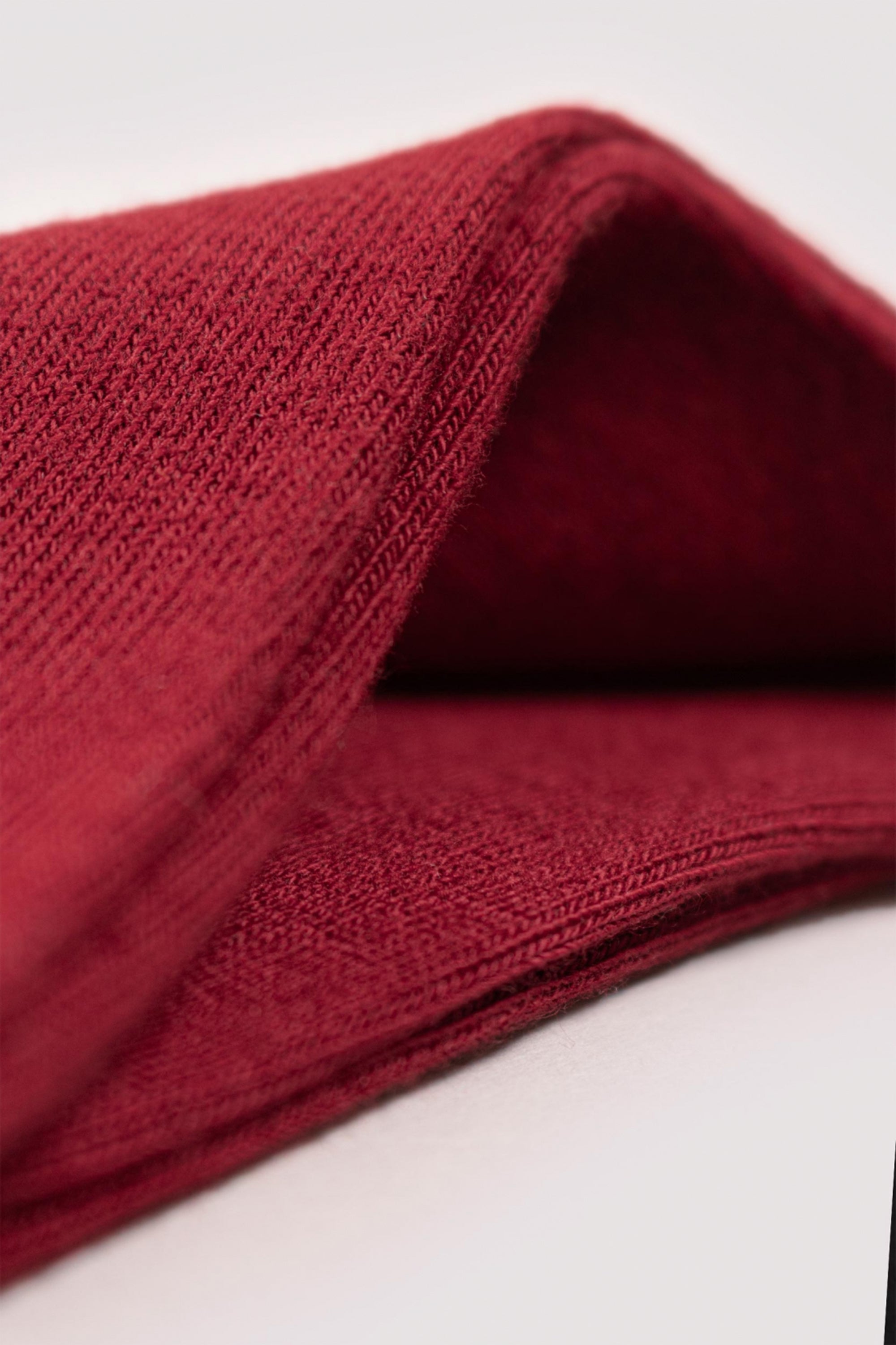 Burgundy socks