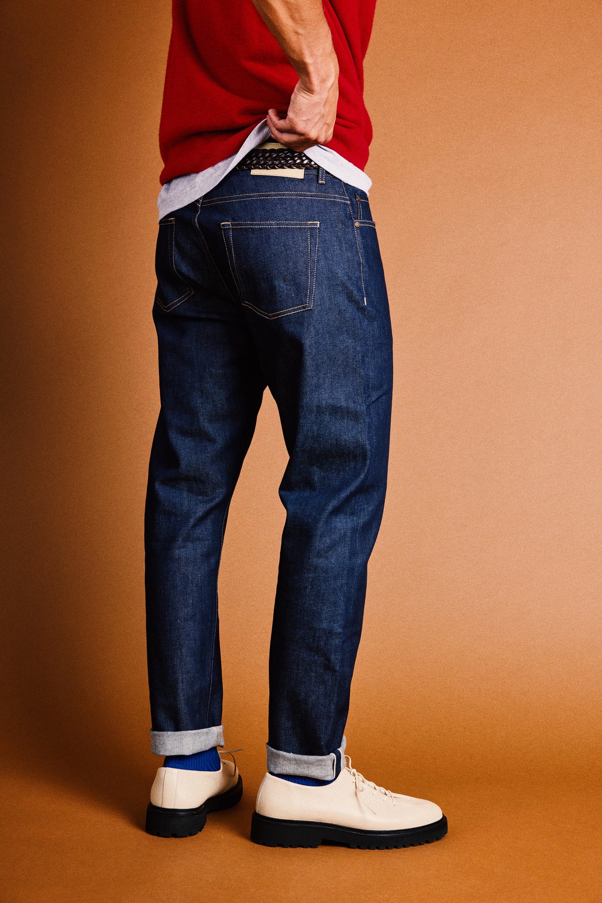Jean selvedge bleu