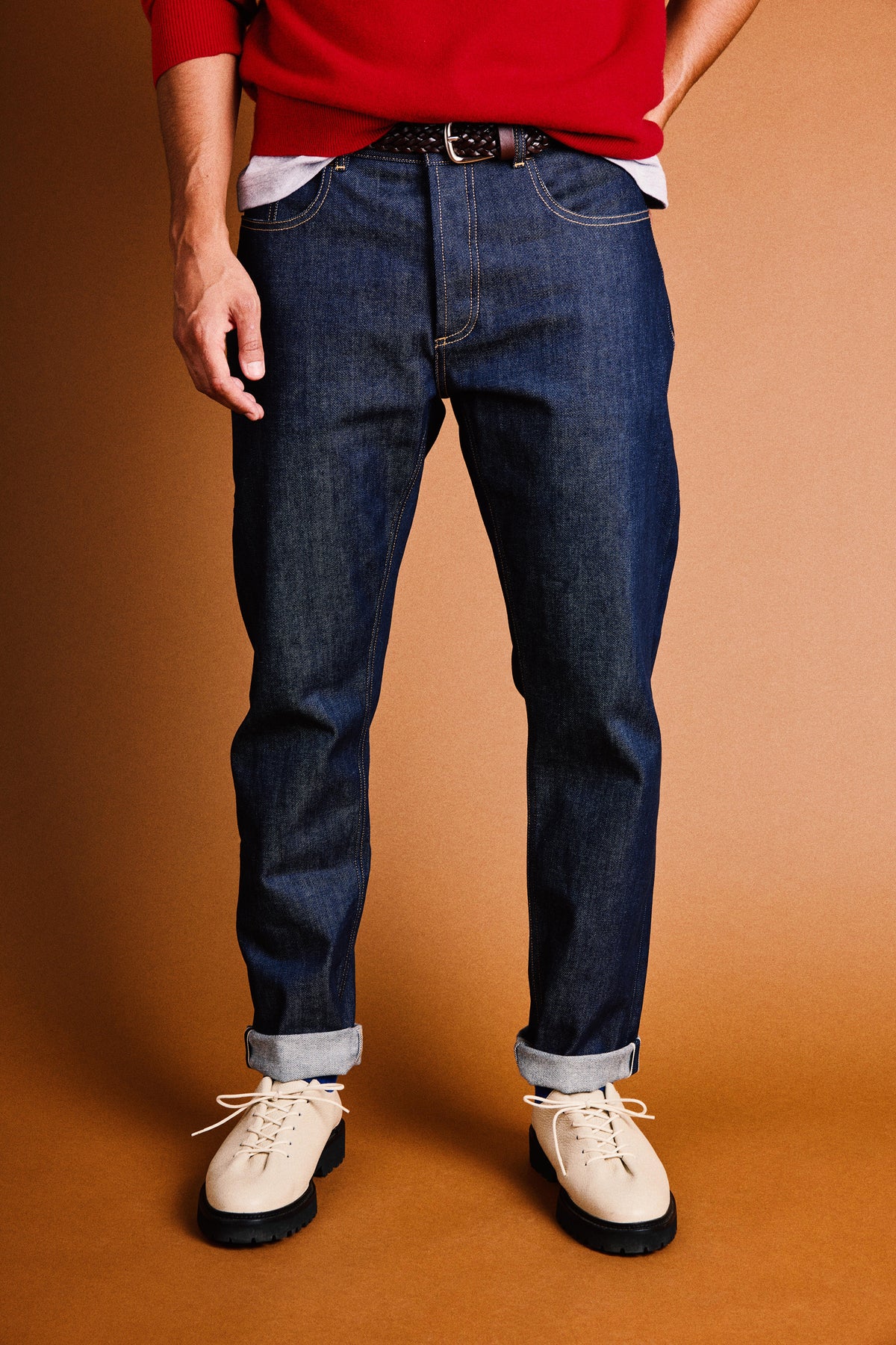 Jean selvedge bleu