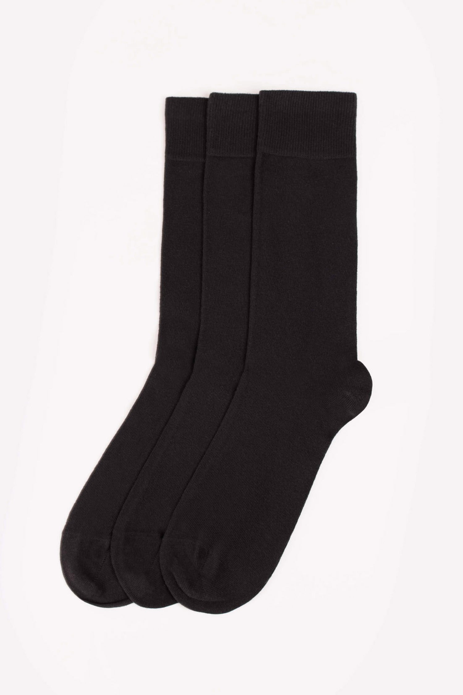 Pack of 3 black socks