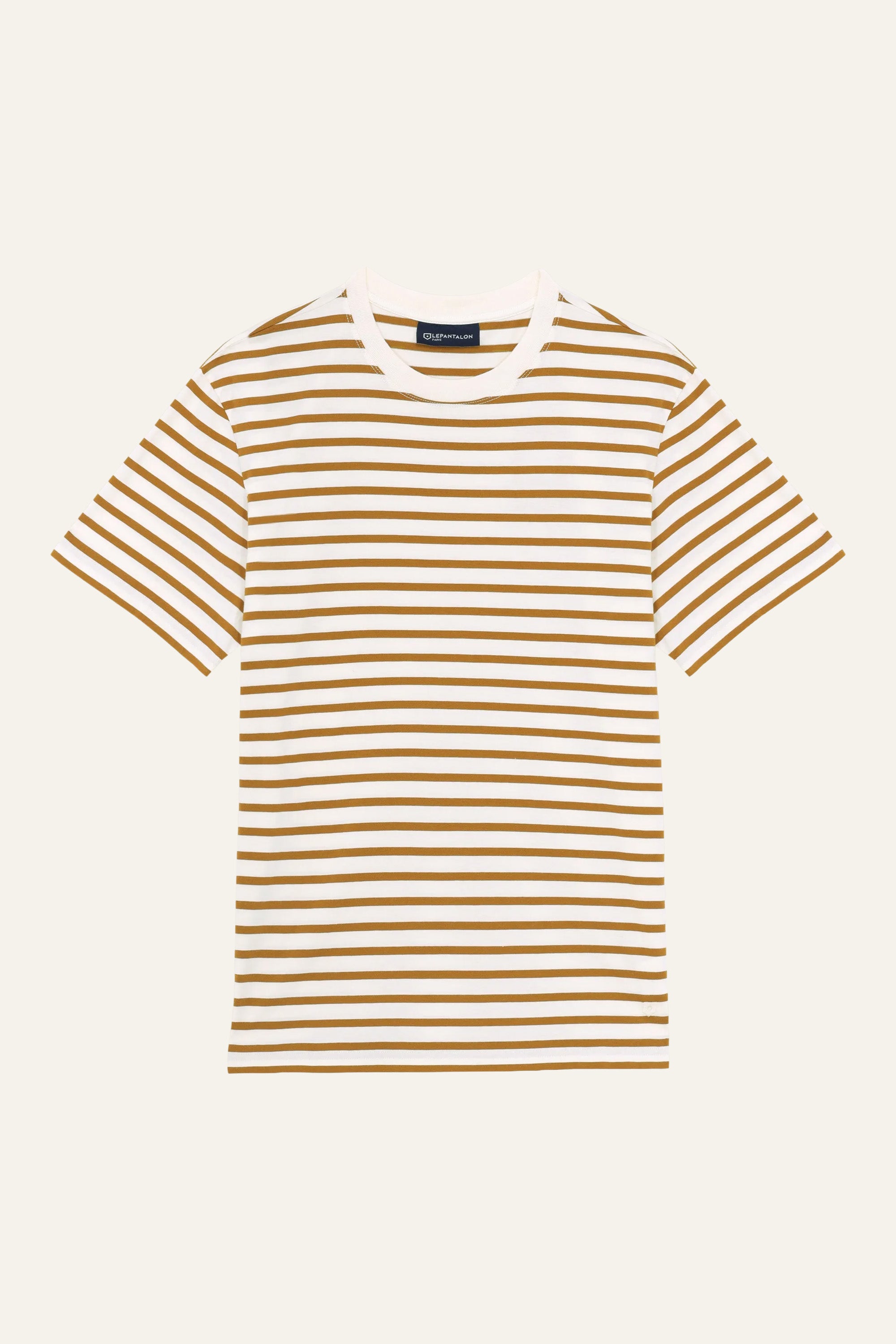 Tee-shirt Marinière Camel