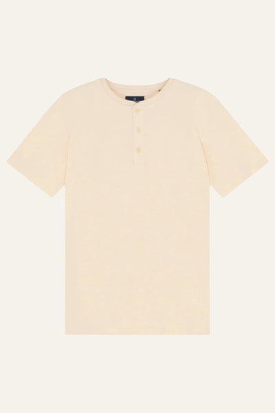 Tee-shirt henley écru