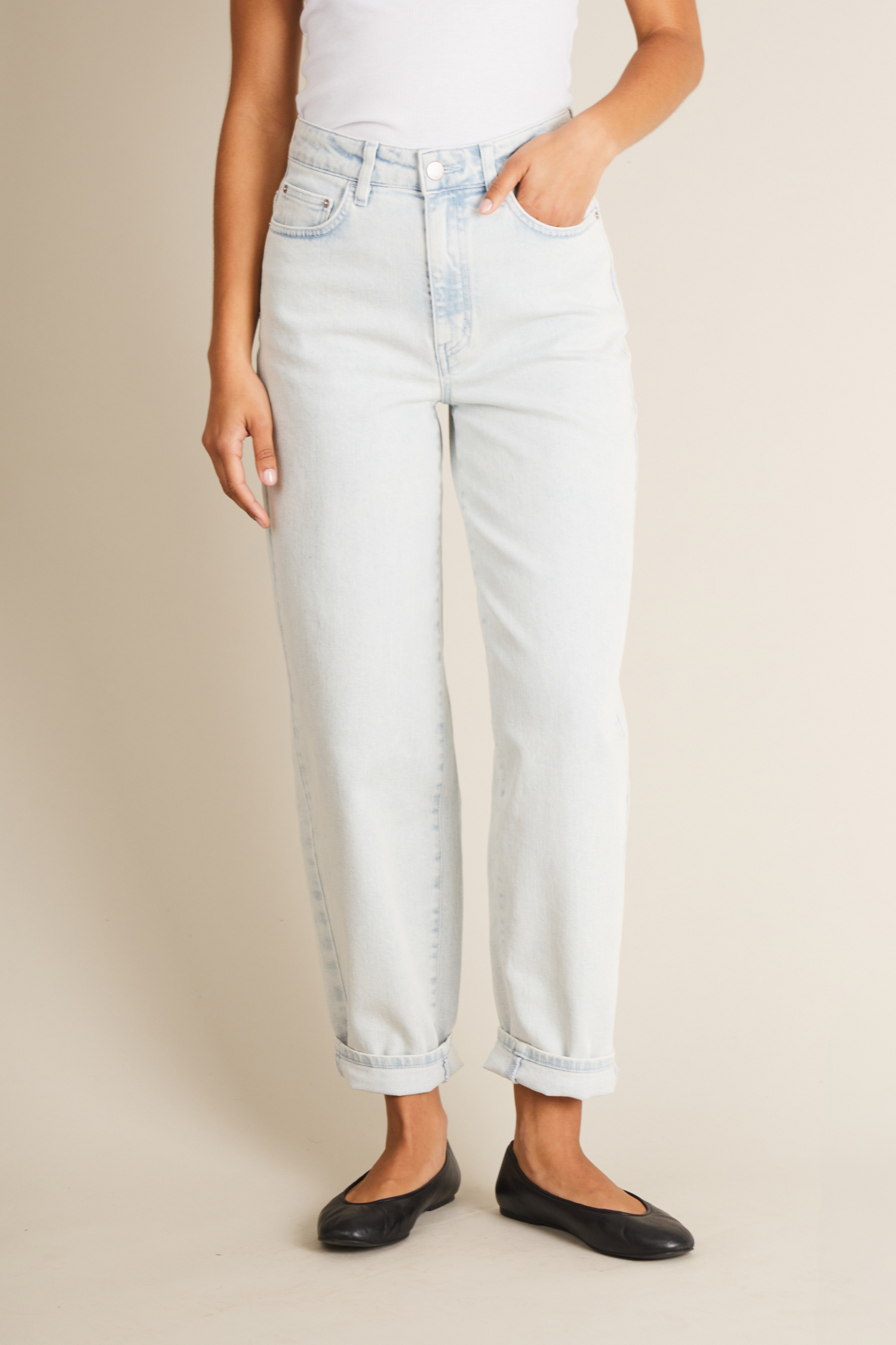 Jean balloon ice blue
