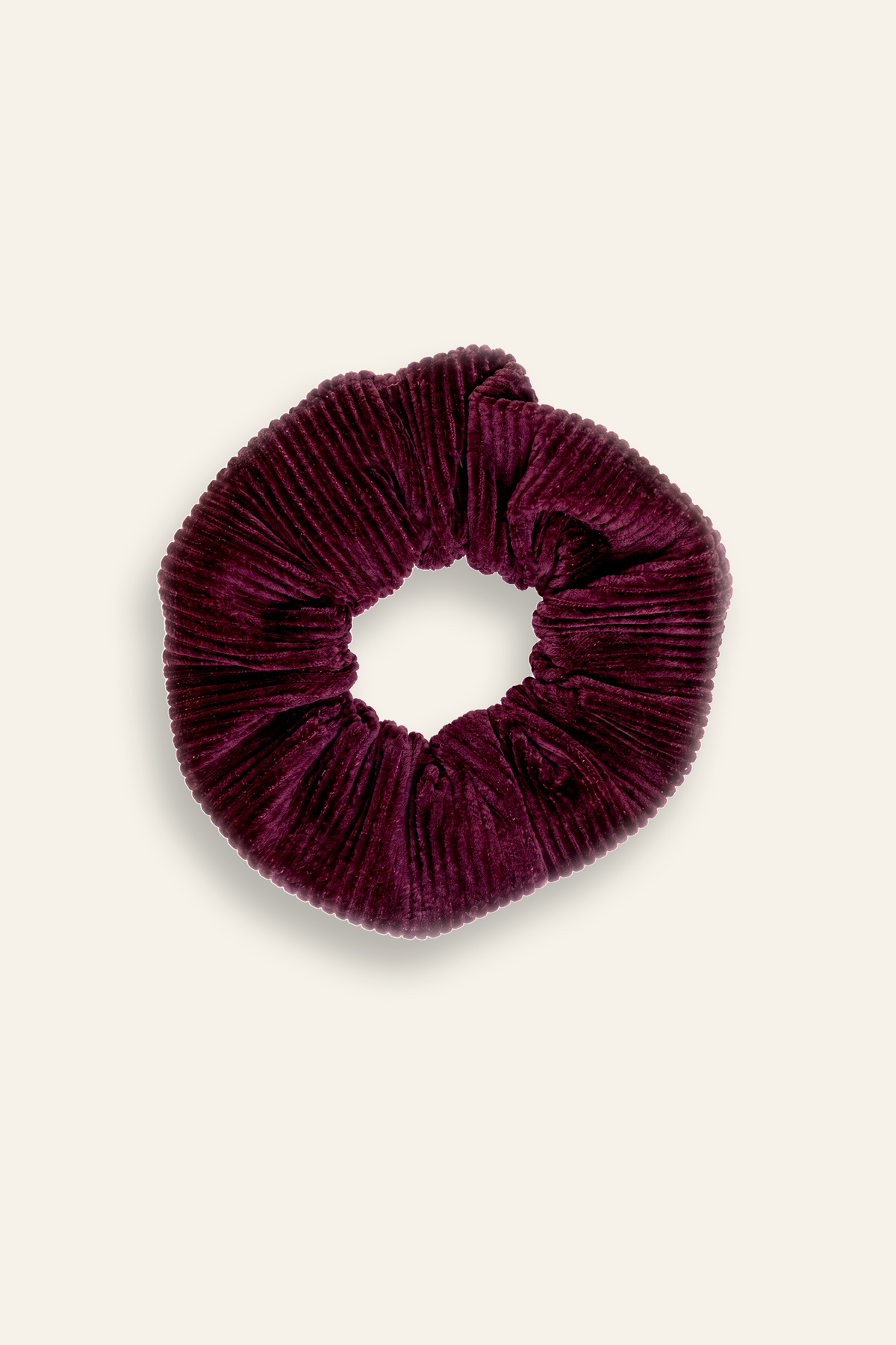 Chouchou velours prune