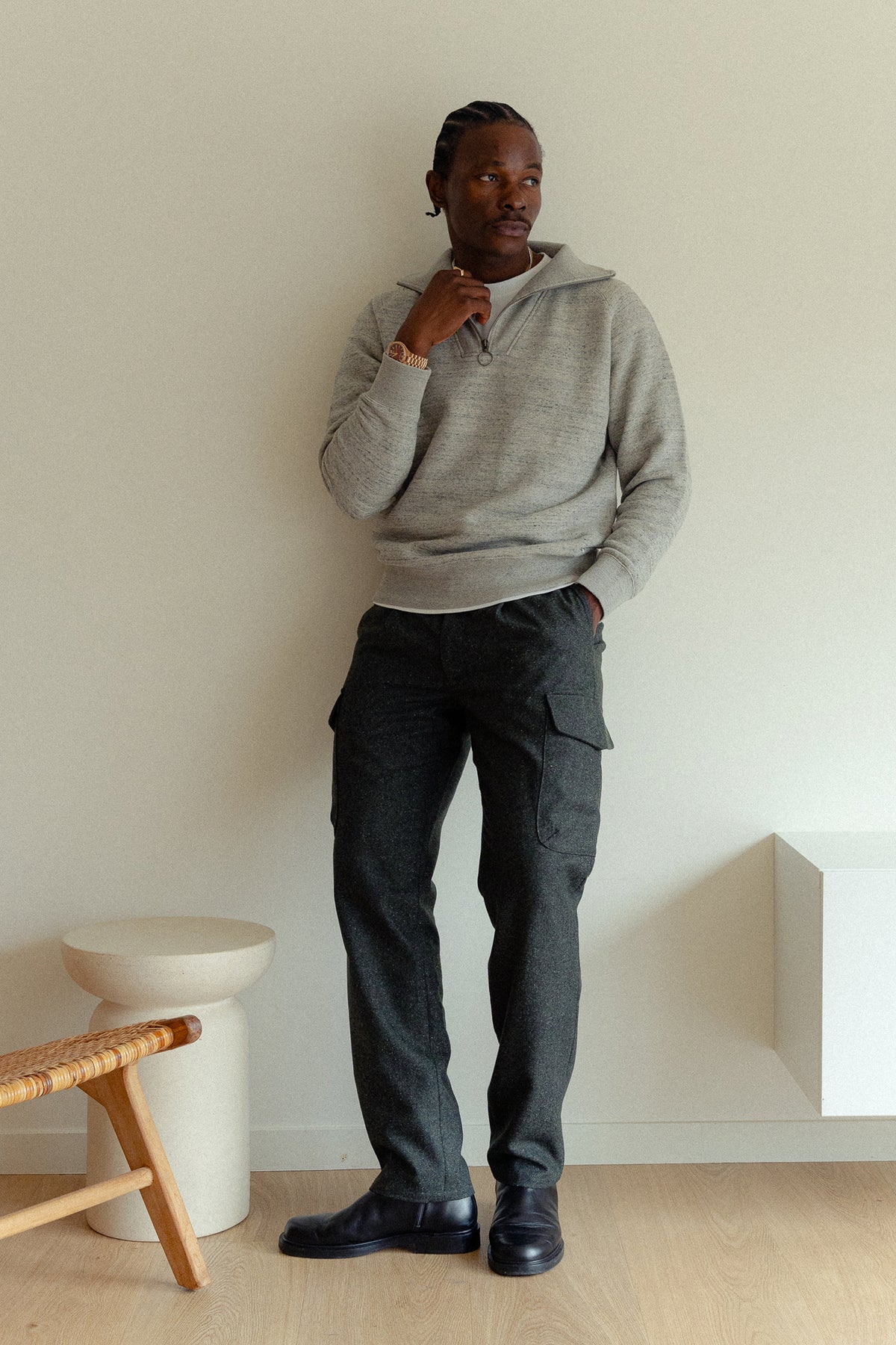 Flannel Cargo Pants
