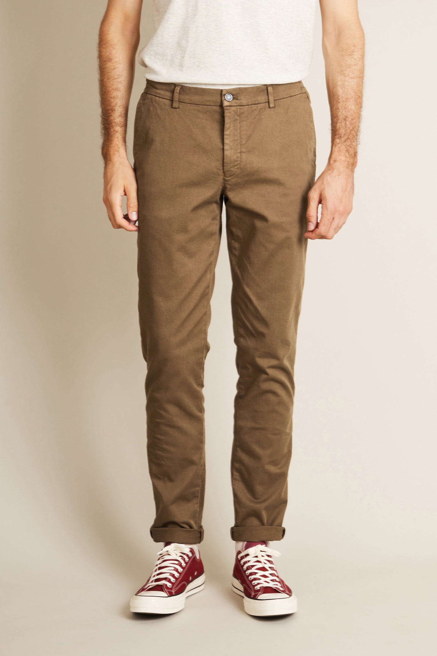 Tobacco easy chinos