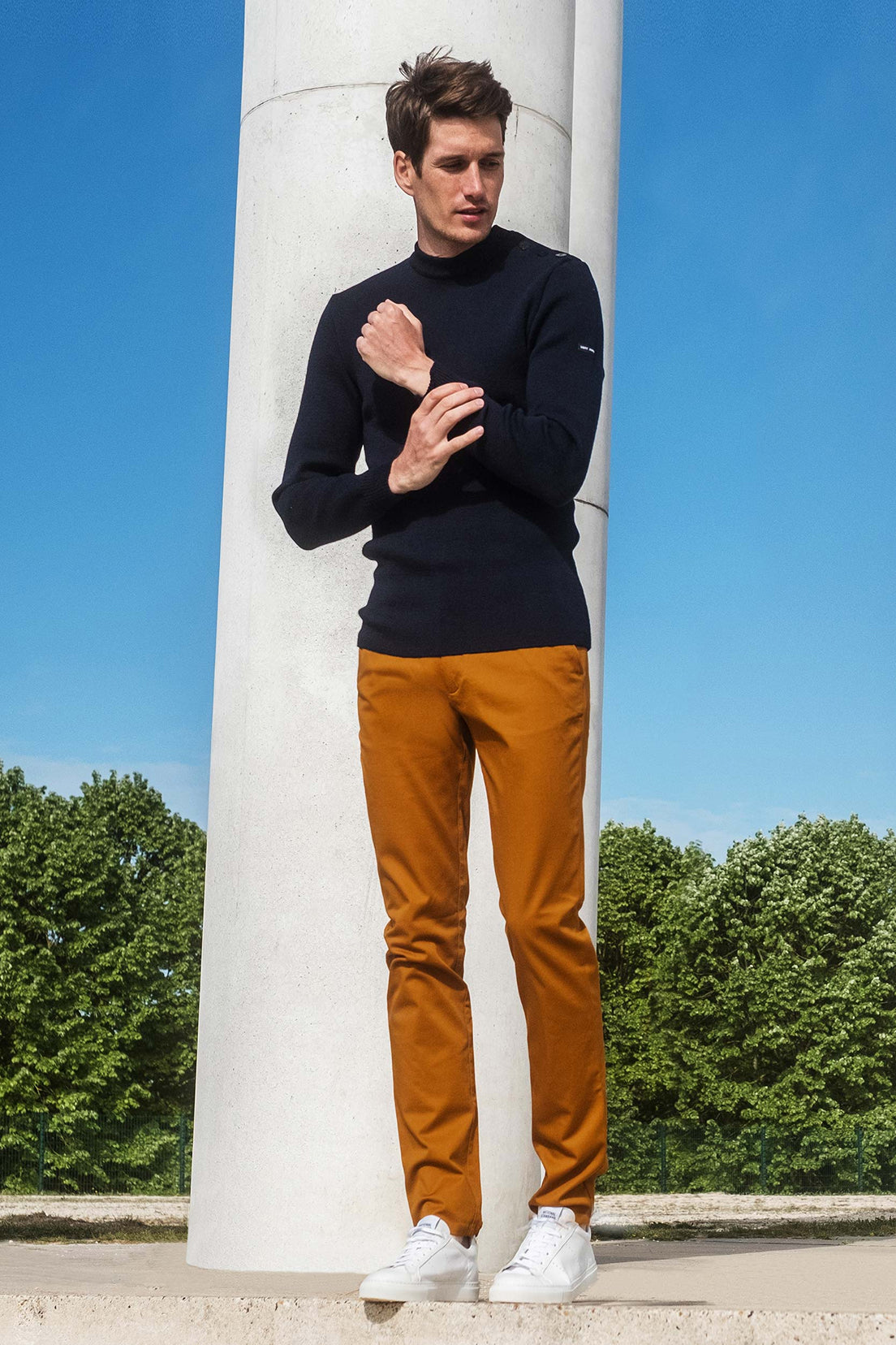 Chino Sport Moutarde v1