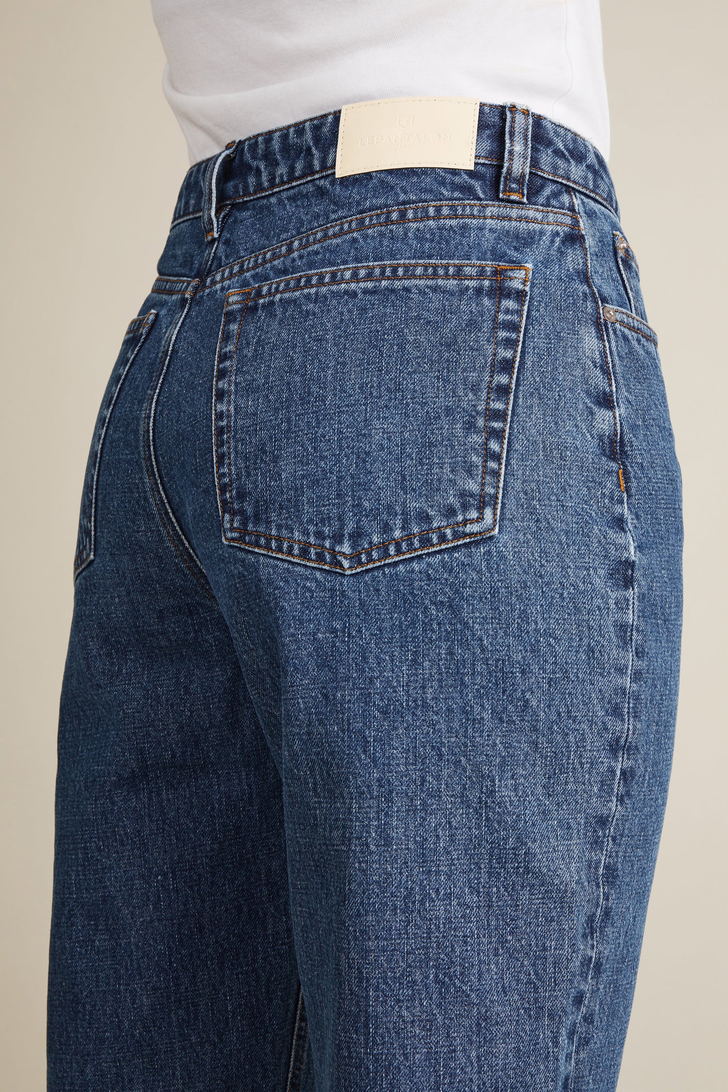 Blue Straight Jeans
