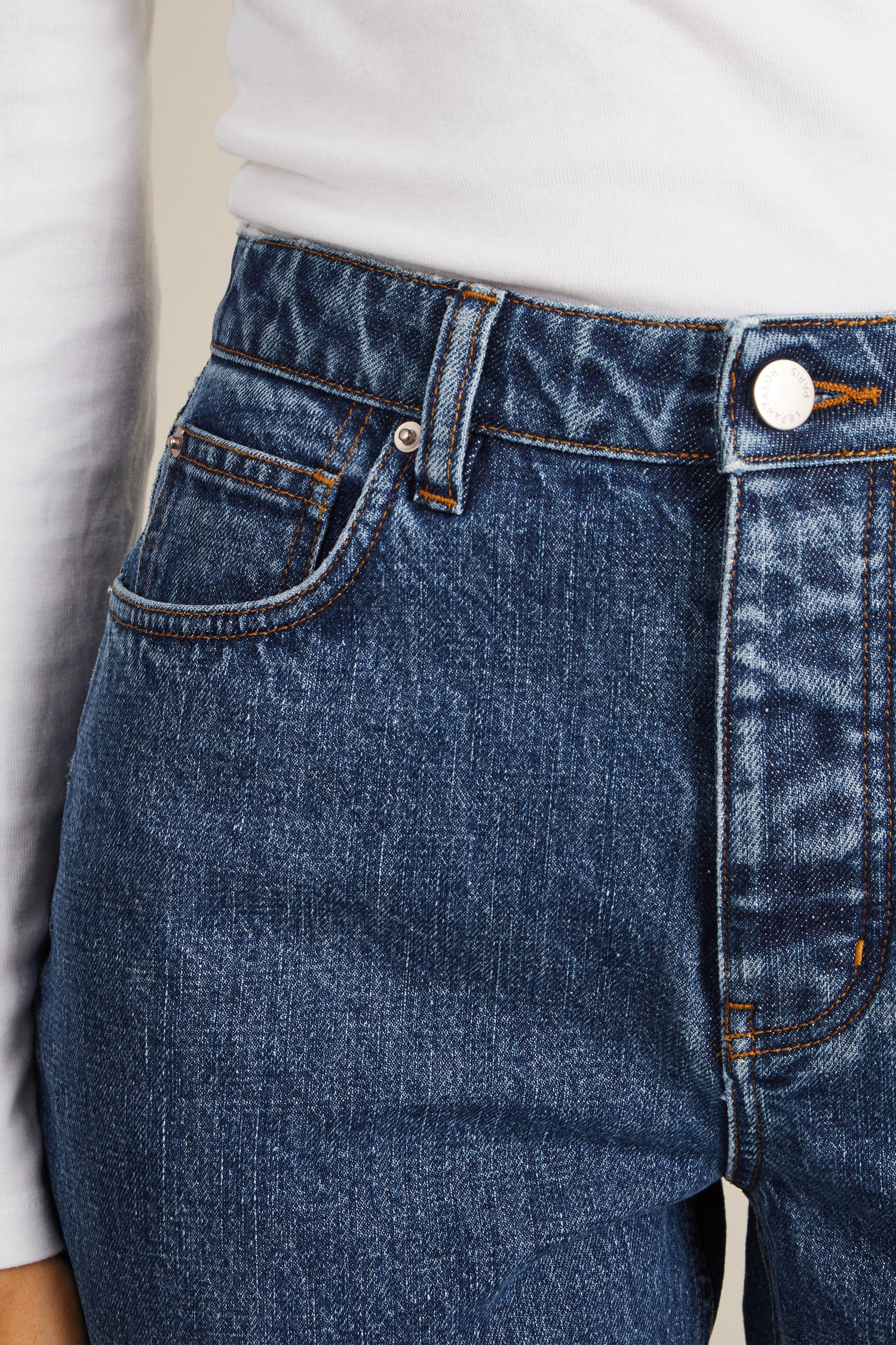 Stradivarius - Jean droit à taille basse - Bleu clair Stradivarius - Jean droit à taille basse - Bleu clair