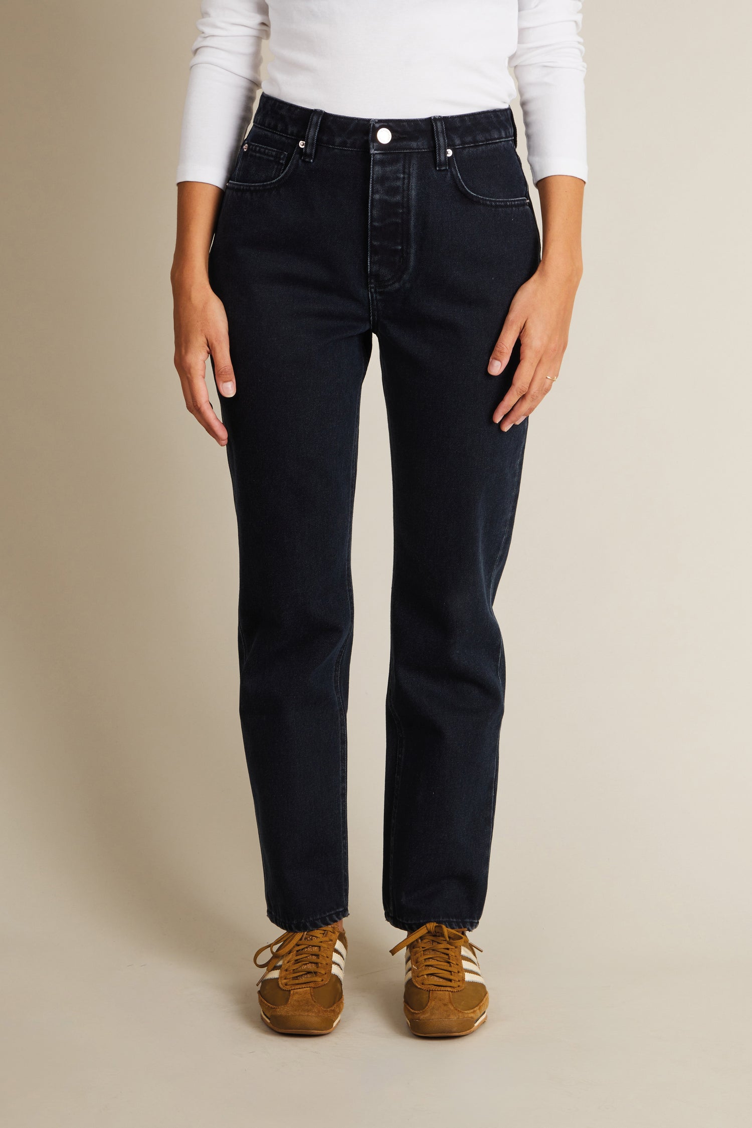 Black Straight Jeans