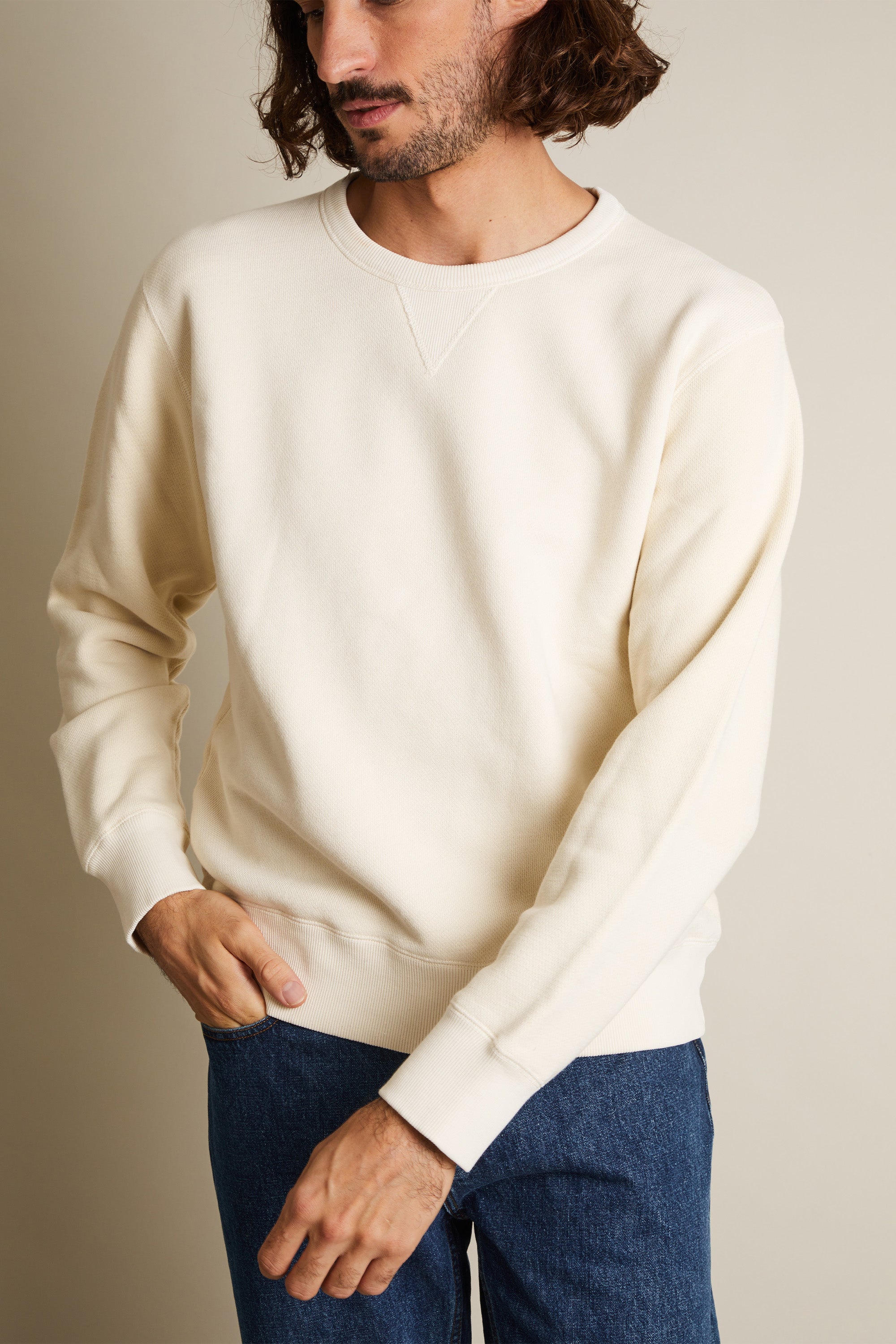 Sweat écru