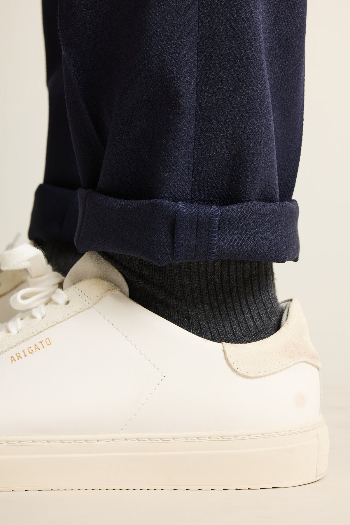 Chevron joggers Navy blue