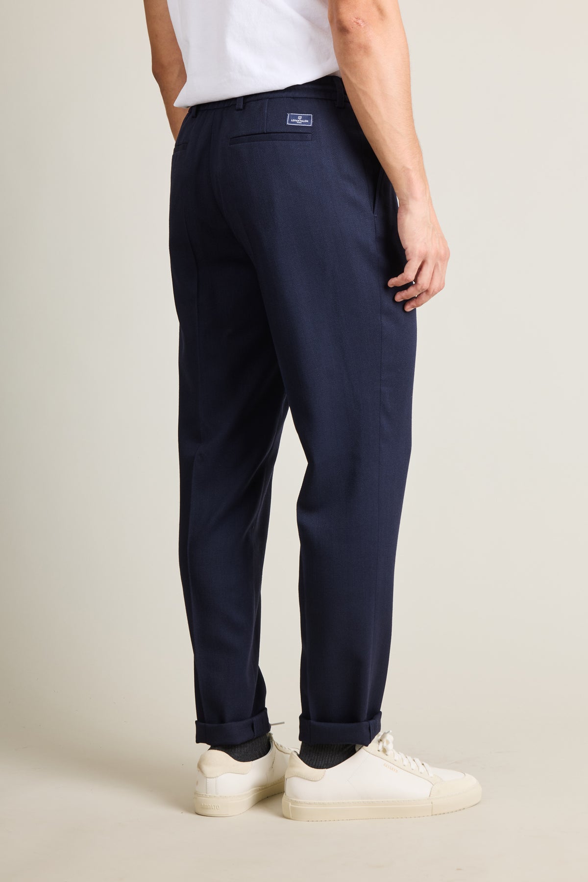 Chevron joggers Navy blue