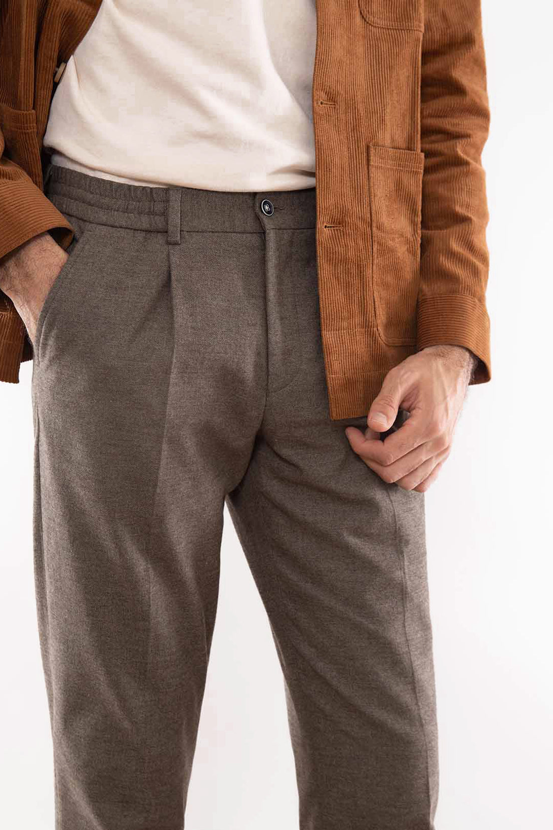 Pantalon Chaud Beige