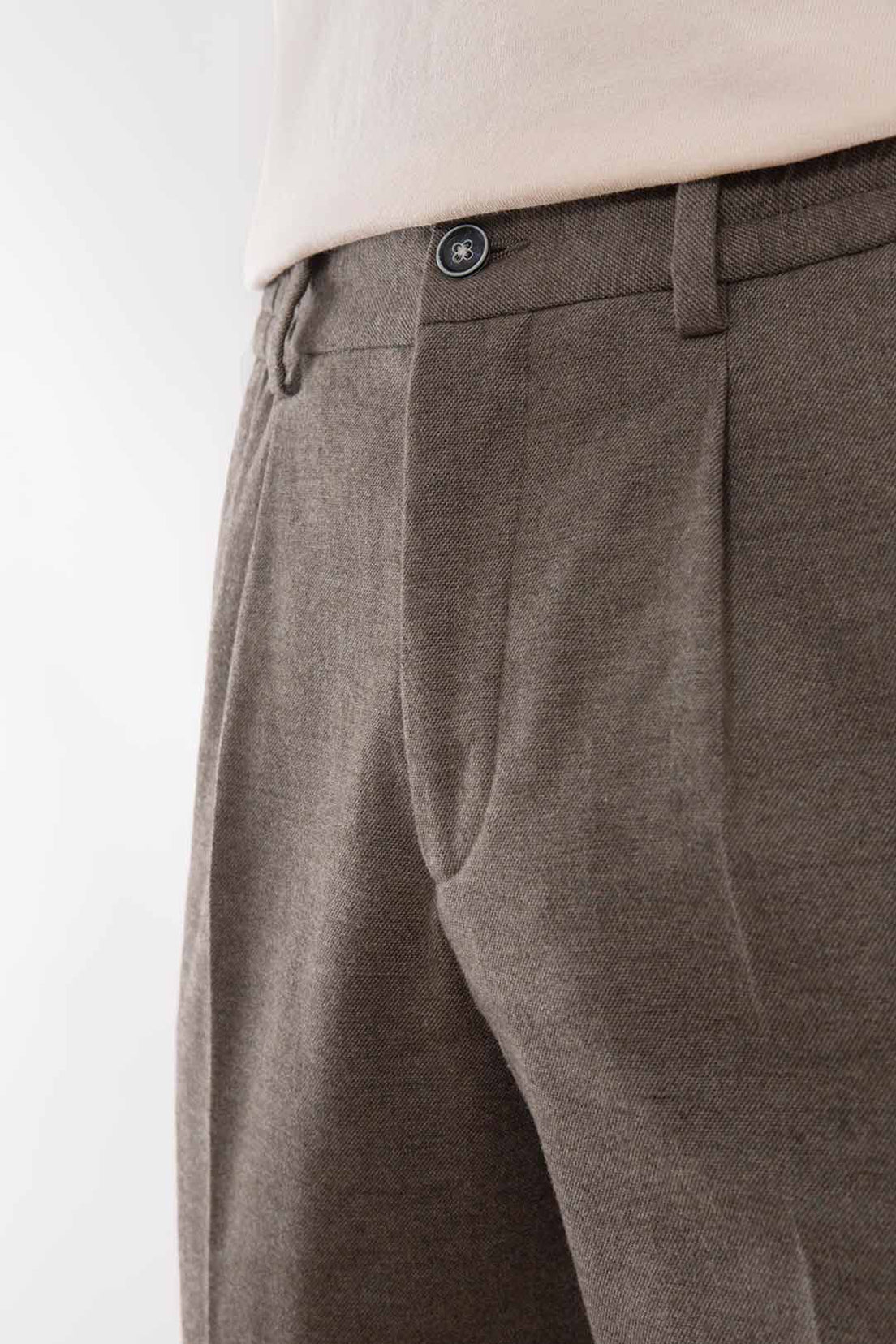 Pantalon Chaud Beige