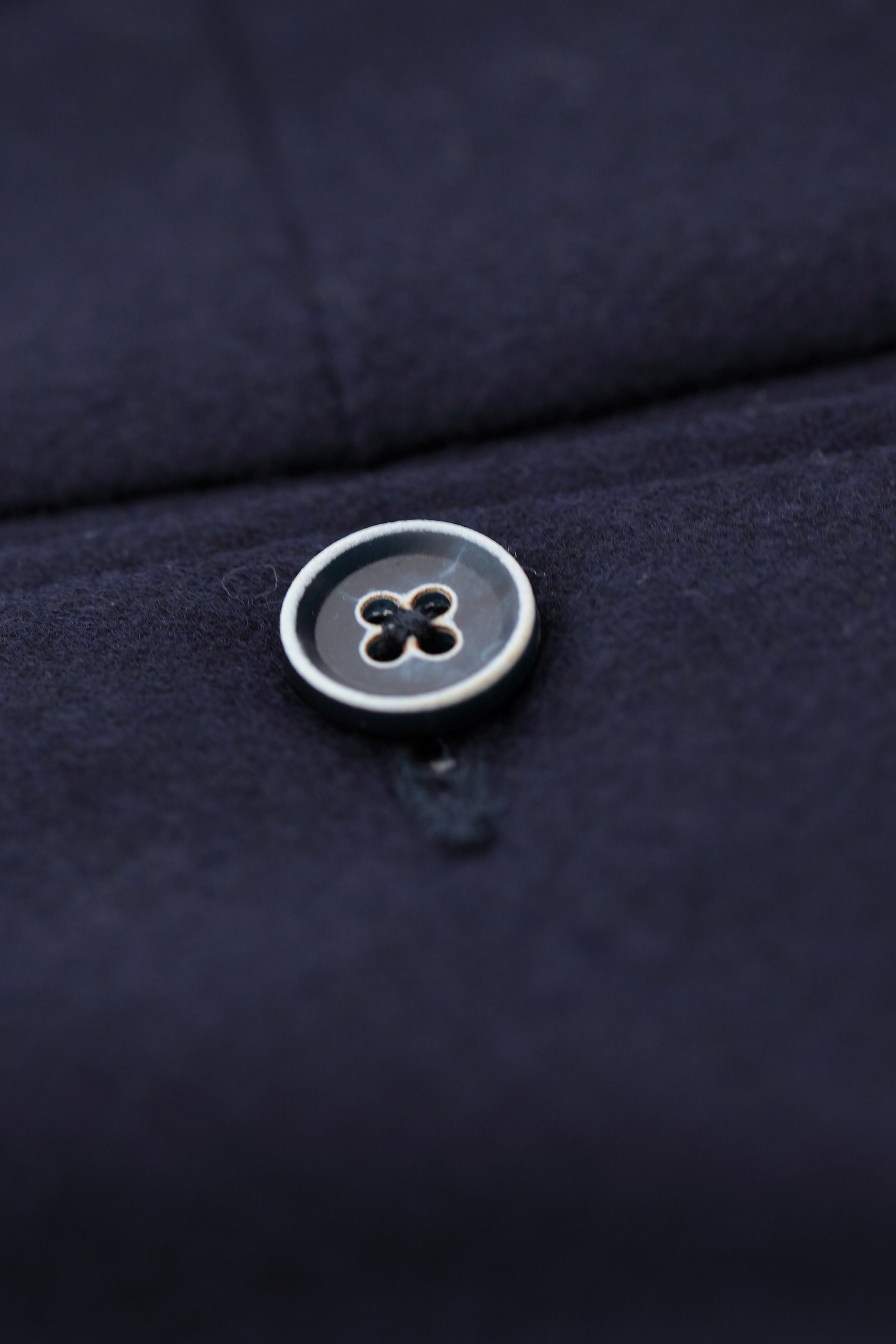 Pantalon flanelle Bleu Marine v1