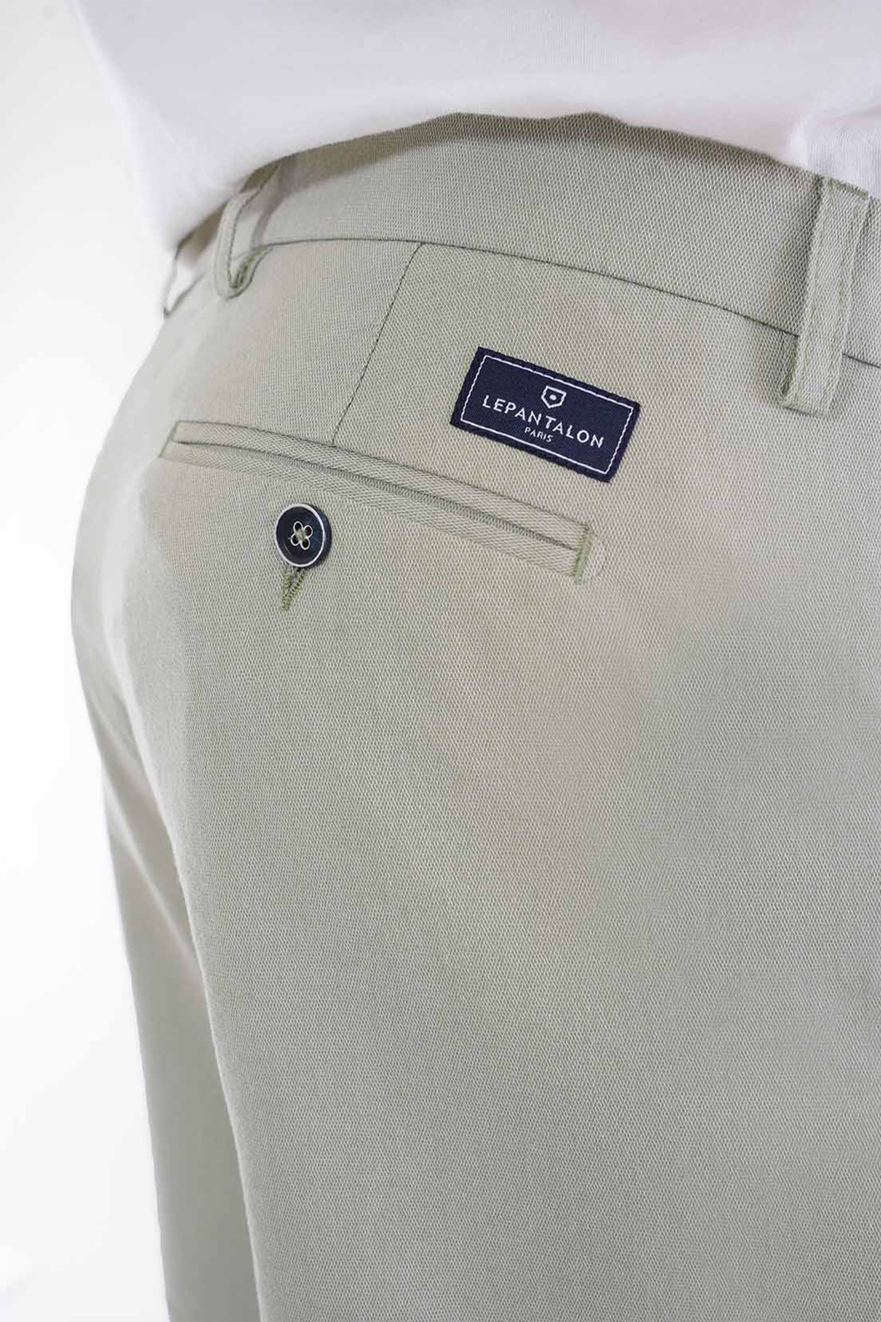 Olive green airy bermuda shorts
