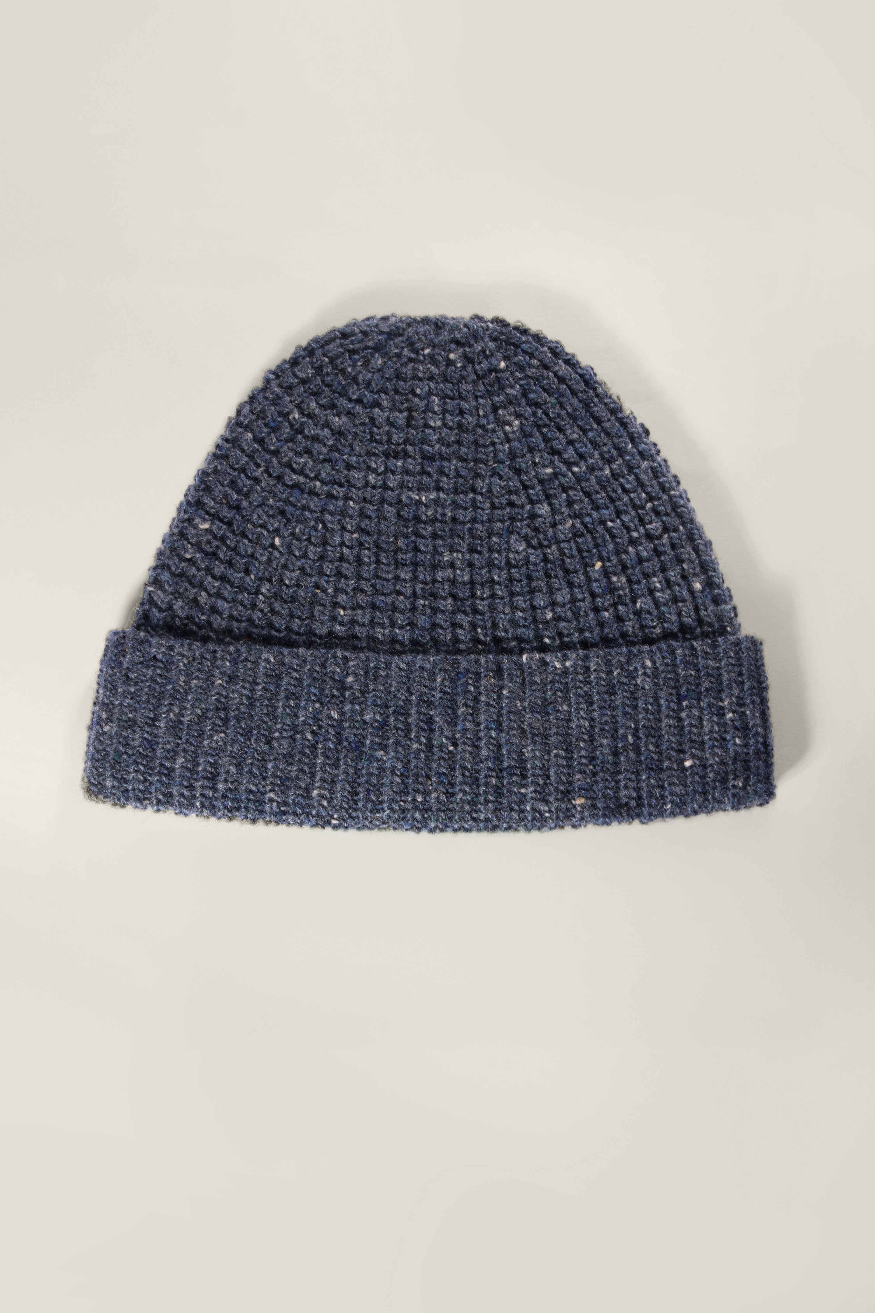 Bonnet en laine bleu