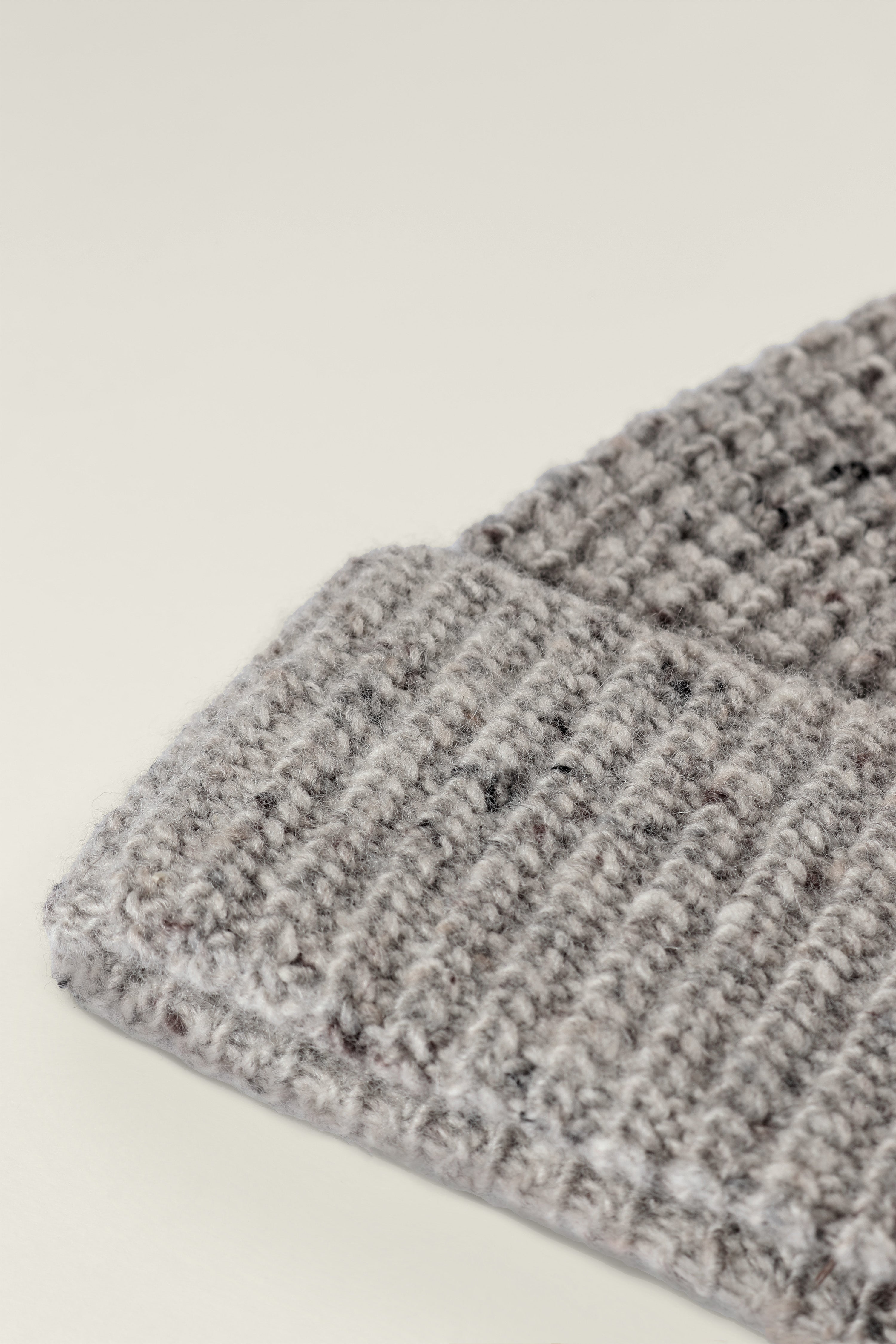 Bonnet en laine gris